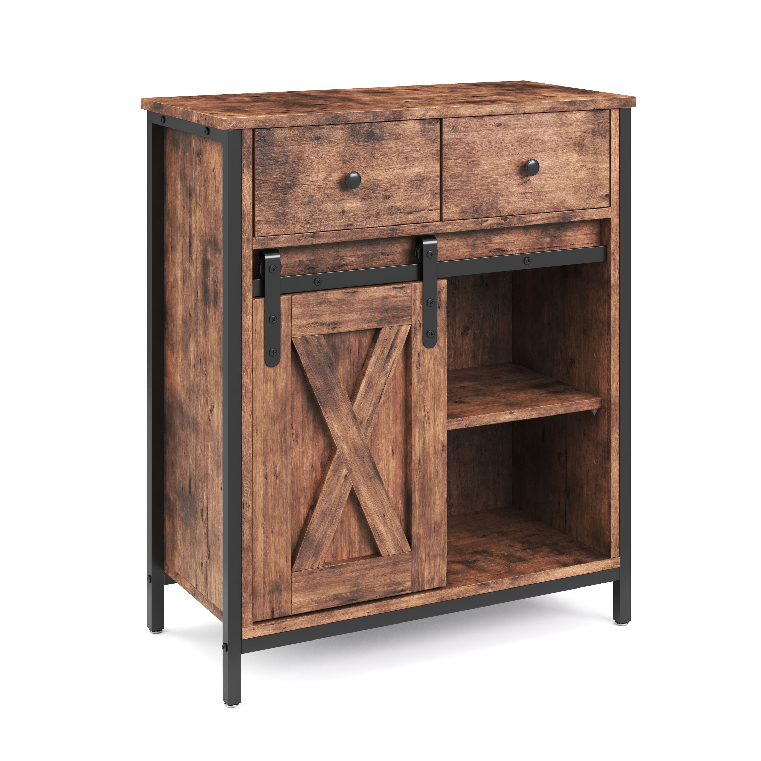 Kommode Vintage BONITA 2 Schubladen 70 x 80 cm