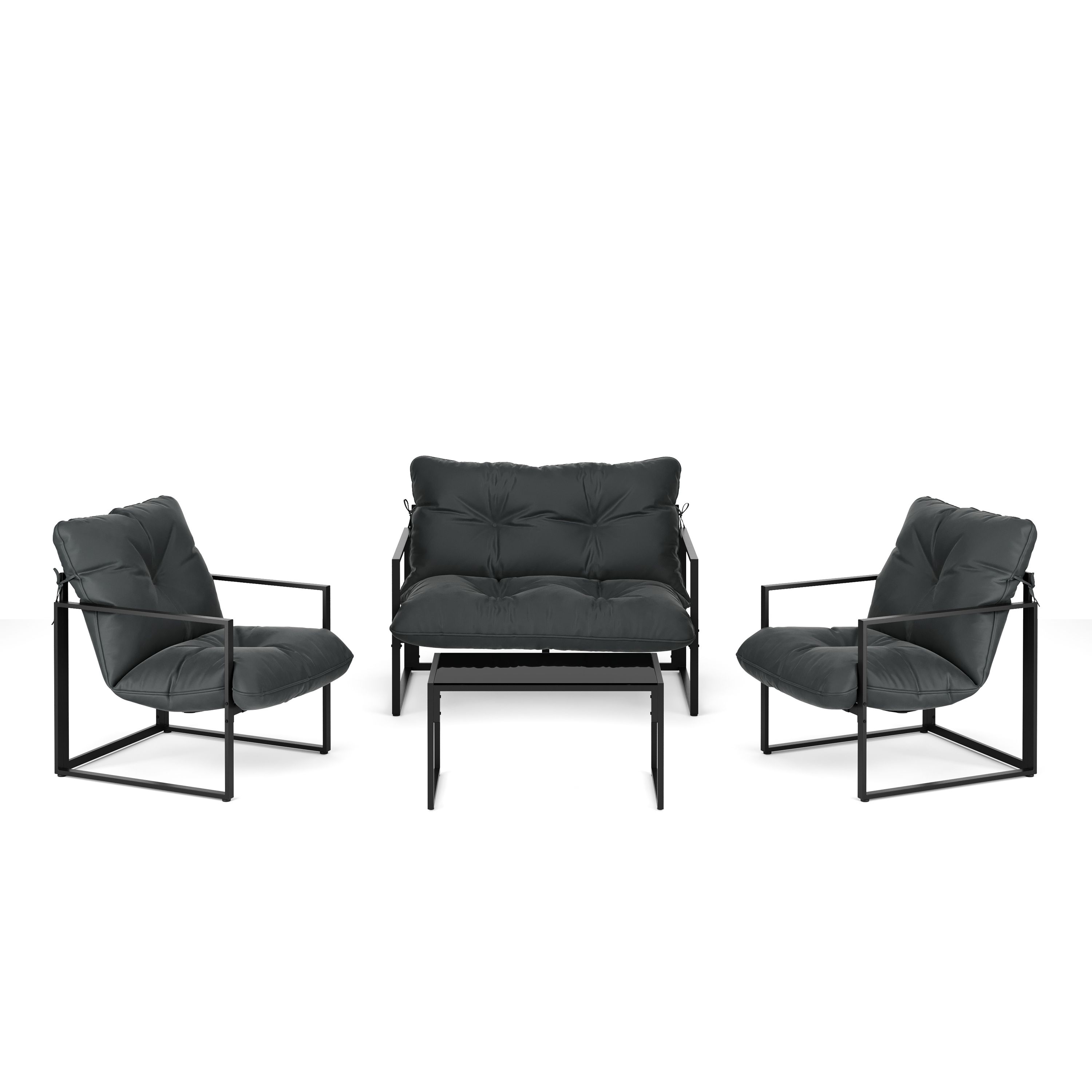 Lounge EDEM anthrazit/schwarz