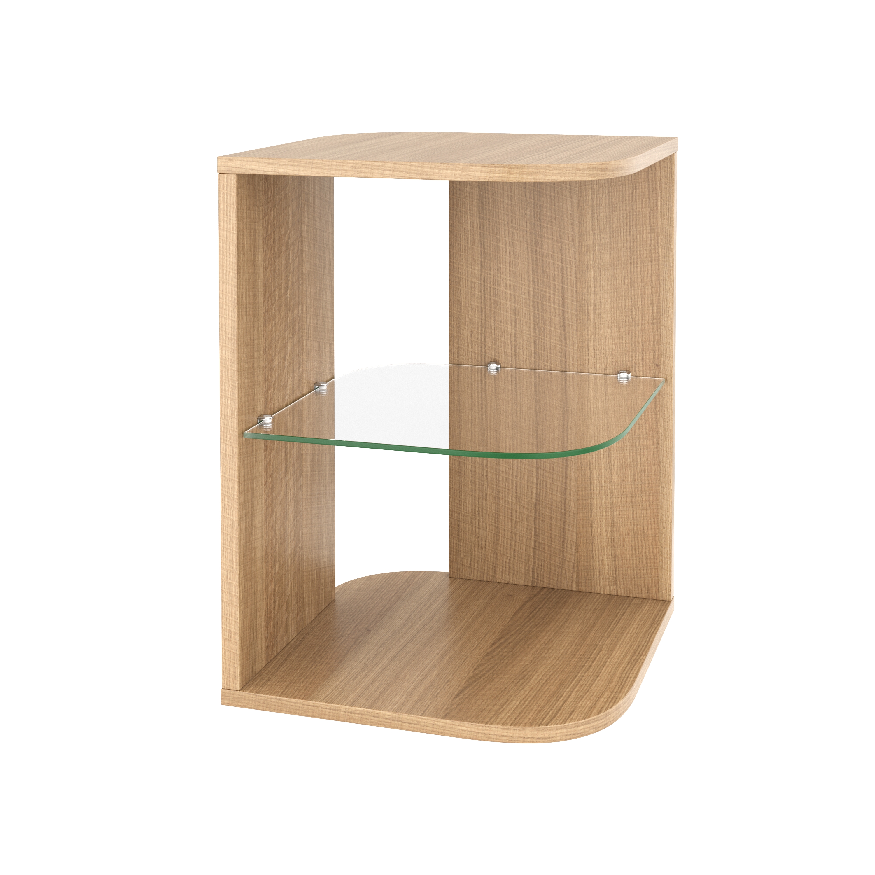 Beistelltisch MORTEN 40 x 40 x 56 cm braun