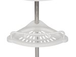 Eckregal Duschablage 120-320 cm weiss Nahaufnahme Regalboden einzeln