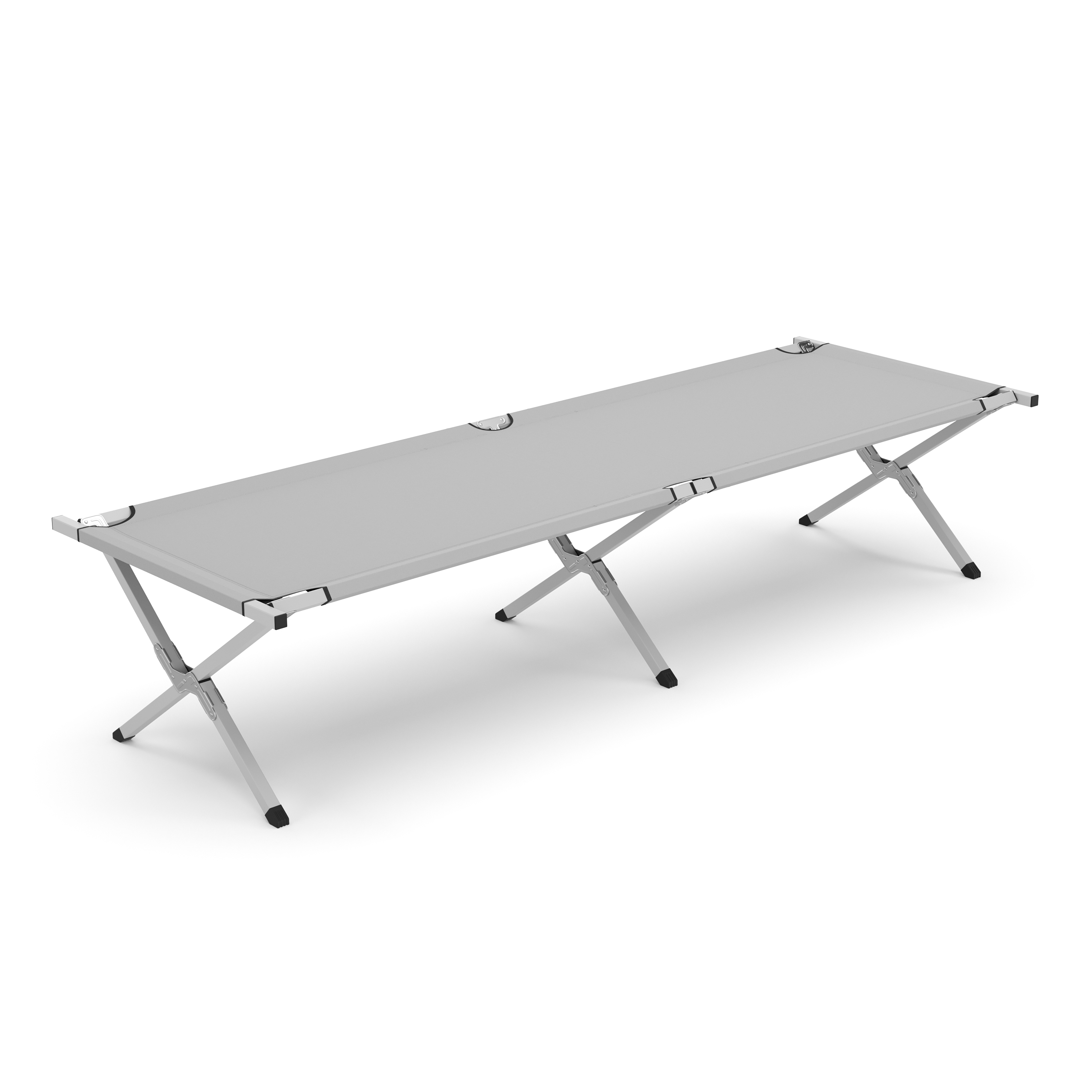 Campingbett klappbar IRIS 210 x 72 x 45 cm grau