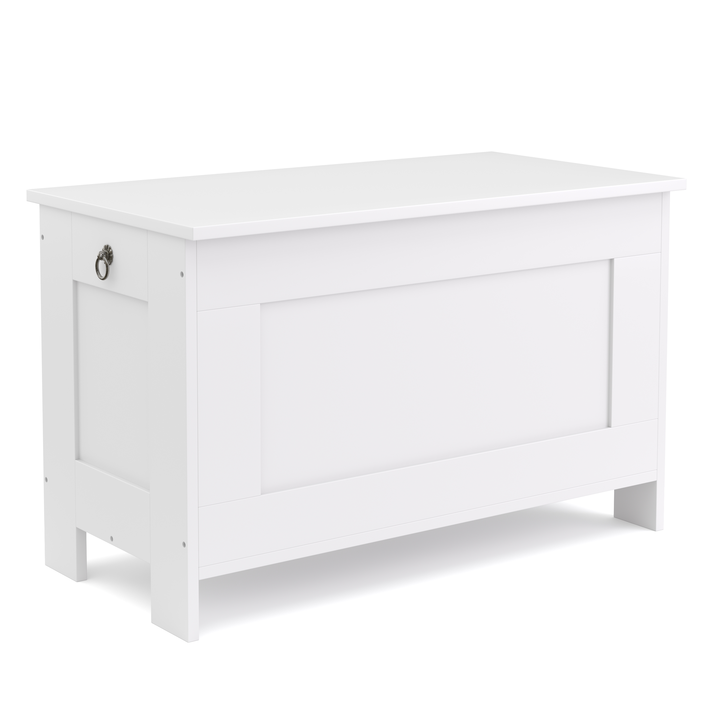 Truhe 76 x 48 x 40 cm weiss
