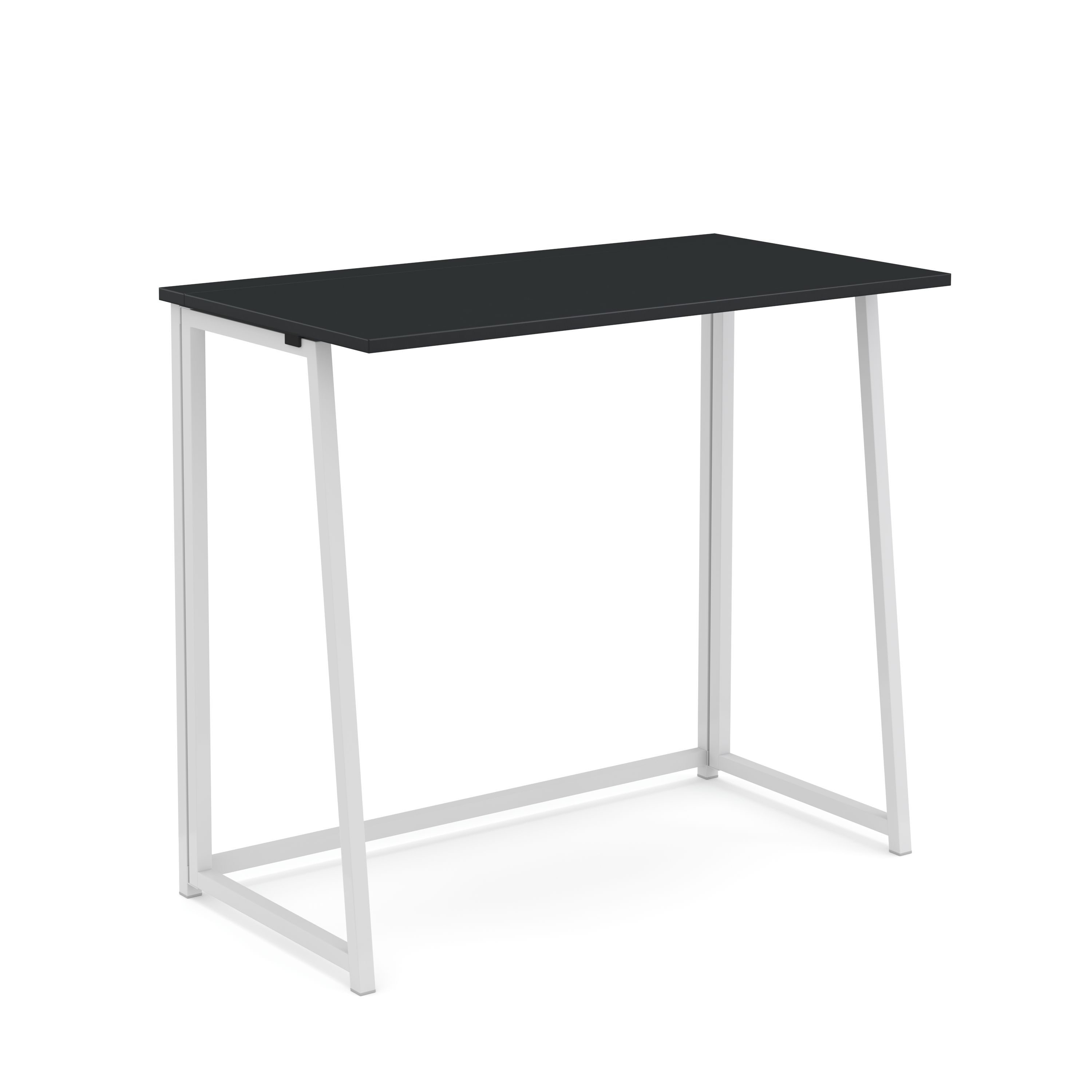 Schreibtisch NORMAN klappbar 80 x 45 x 74 cm schwarz/weiss