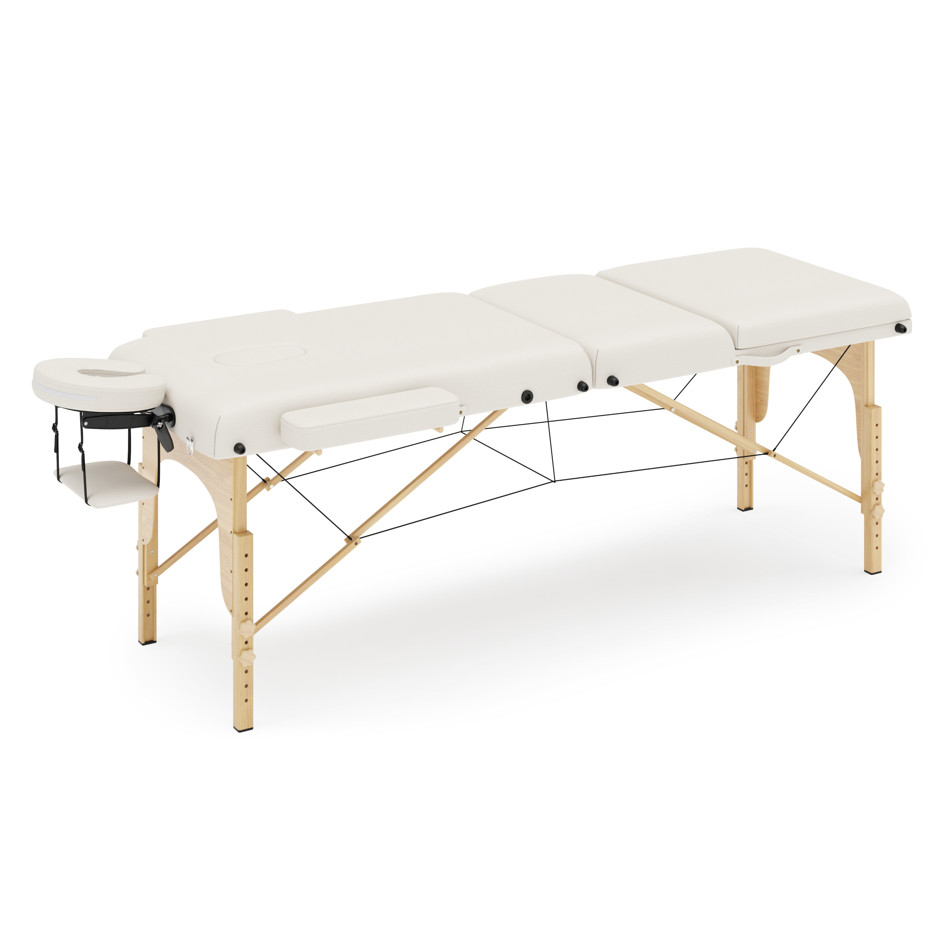 Massageliege BASIC 3-Zonen weiss