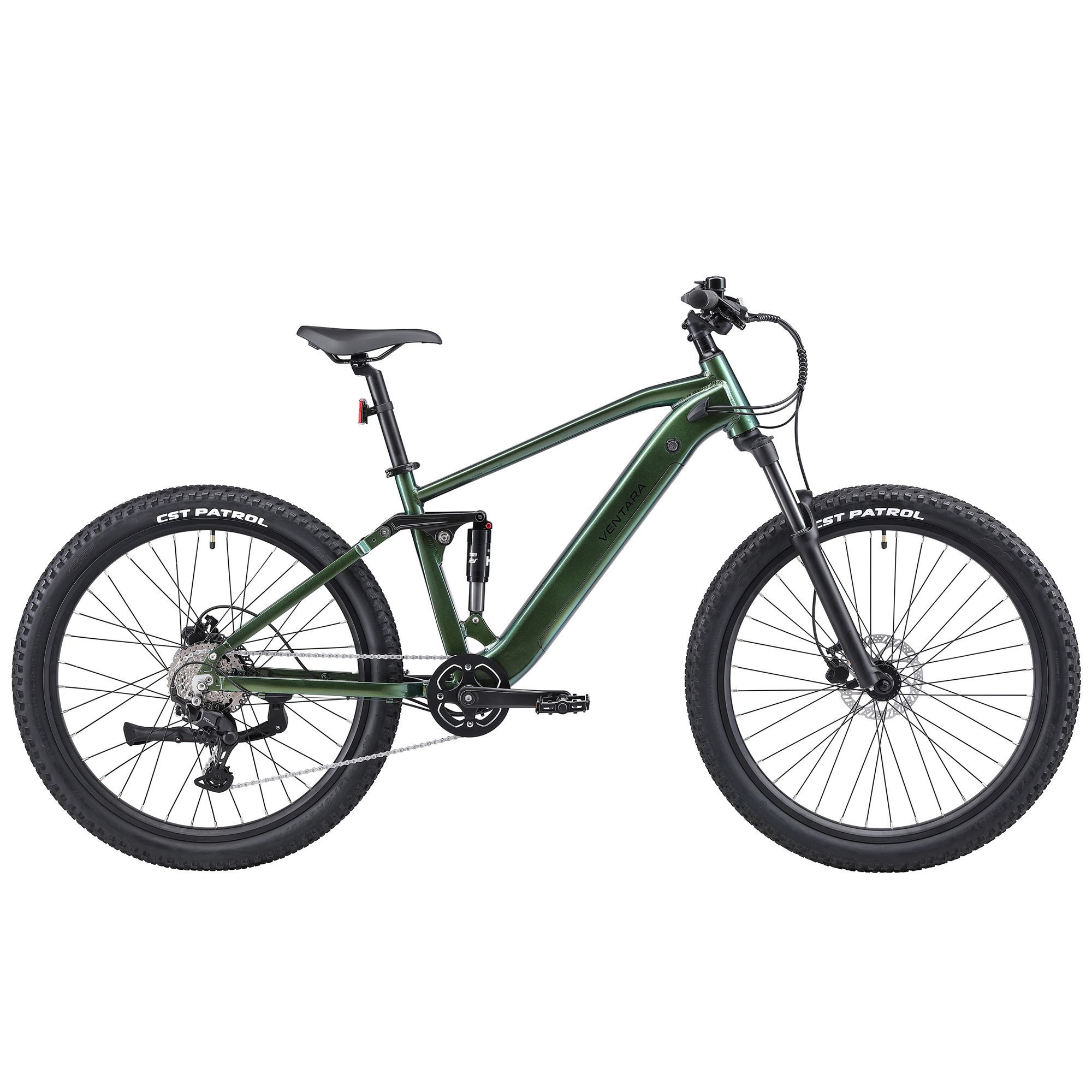 E-Bike Fully Mountainbike 27.5" THUNDER S/M grün