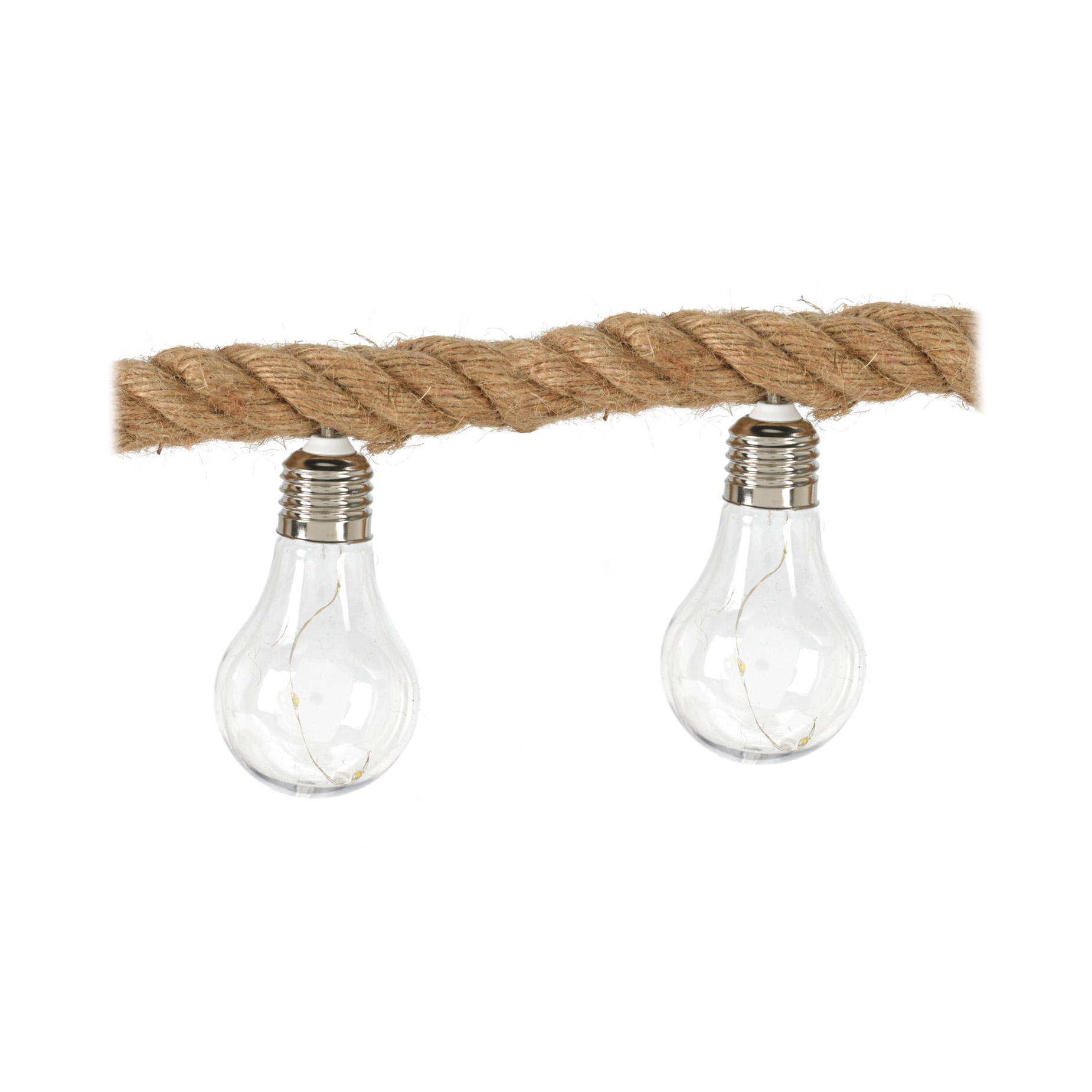 LED Lichterkette Seil mit 10 Glühbirnen