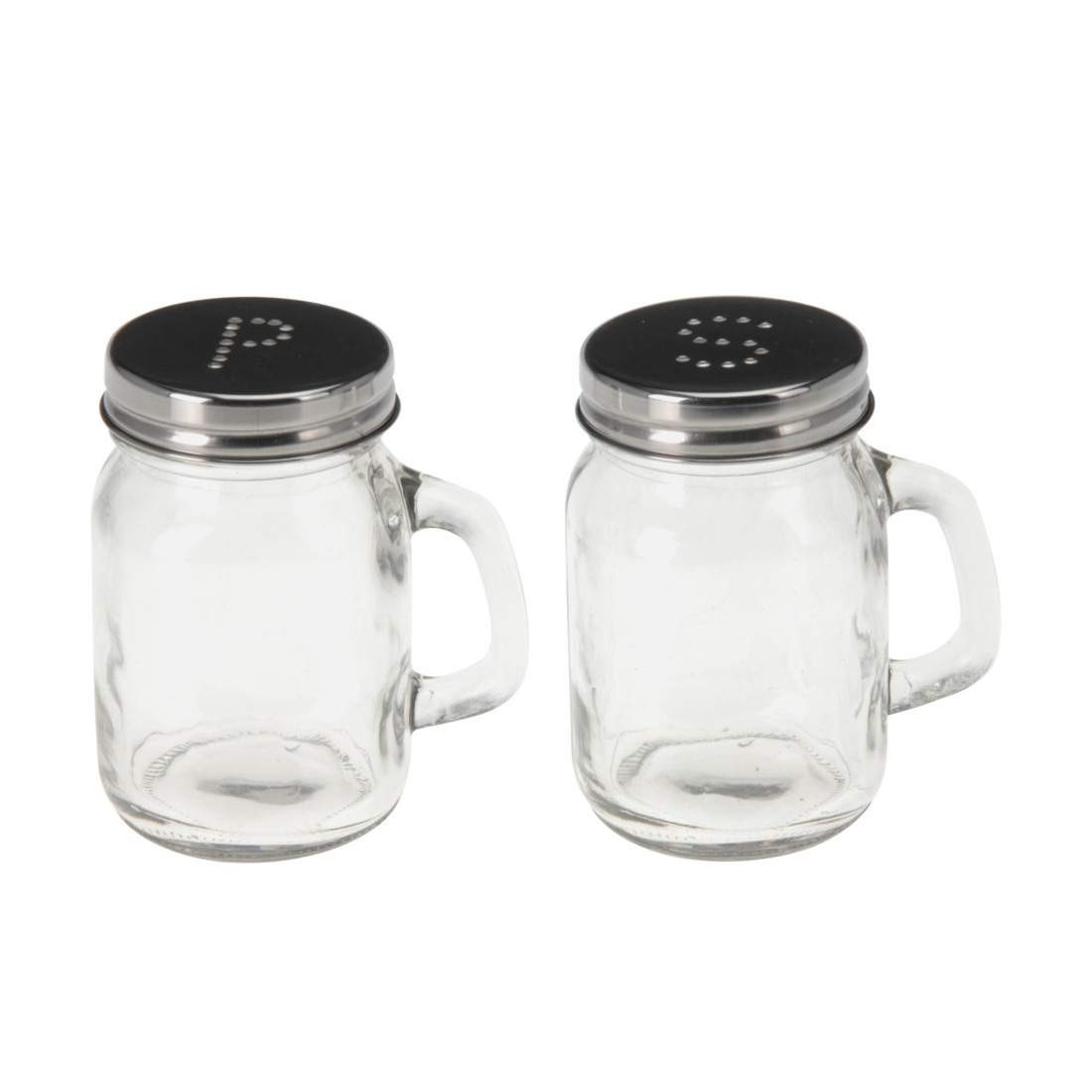 Salz- und Pfefferstreuer aus Glas 2er Set