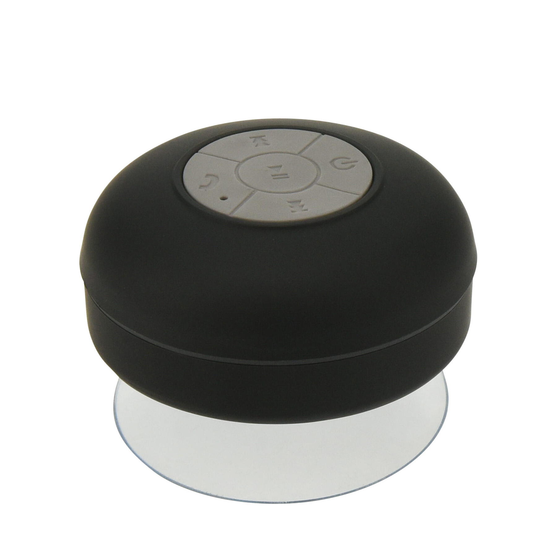 Lautsprecher Bluetooth mit Saugnapf schwarz/weiss