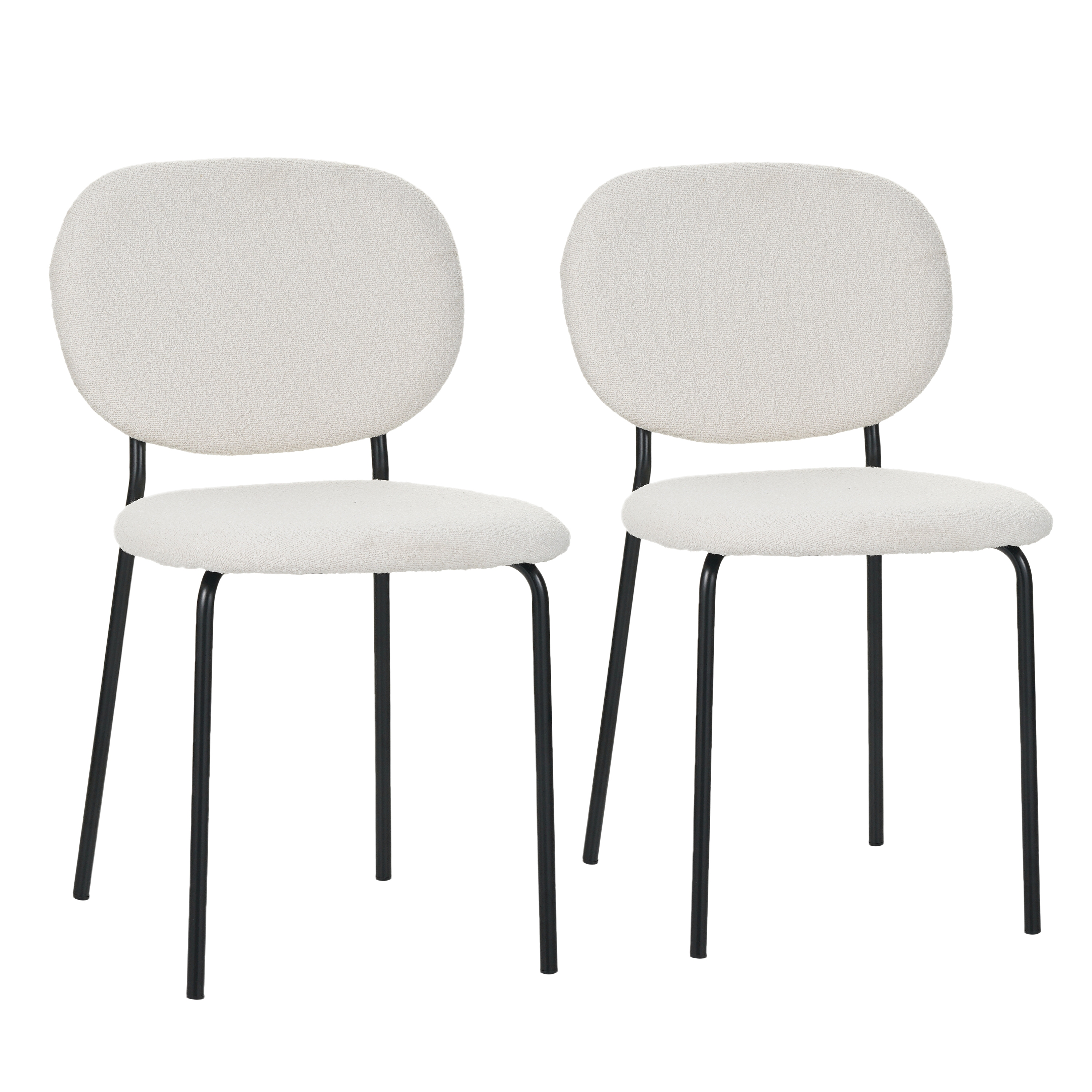 Esszimmerstuhl VOLLY 2er Set weiss