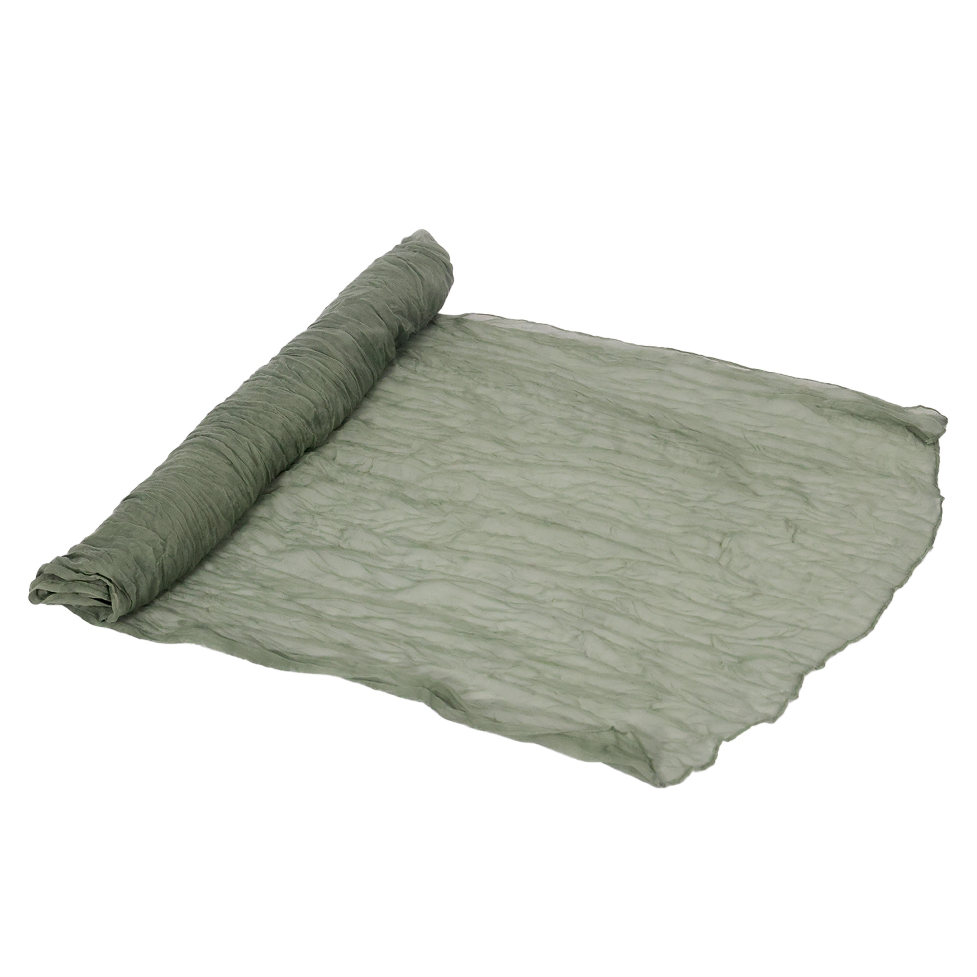 Tischläufer Chiffon 300 x 90 cm salbeigrün