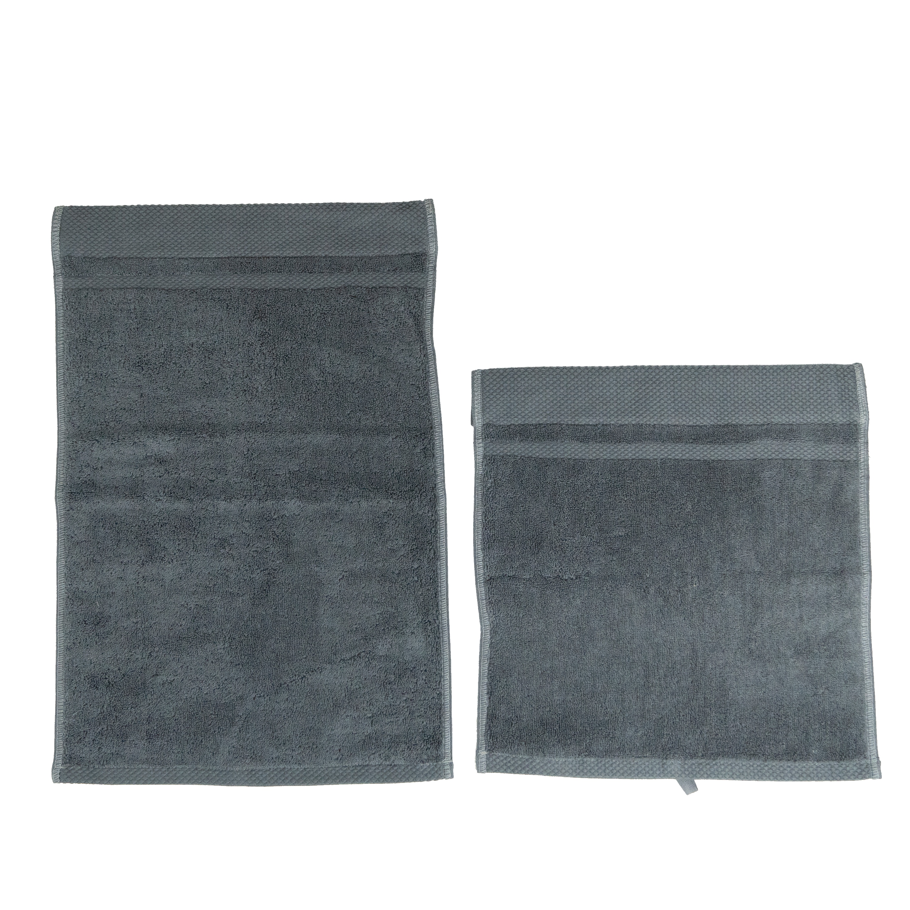 Frotteetuch Set 4-teilig anthrazit