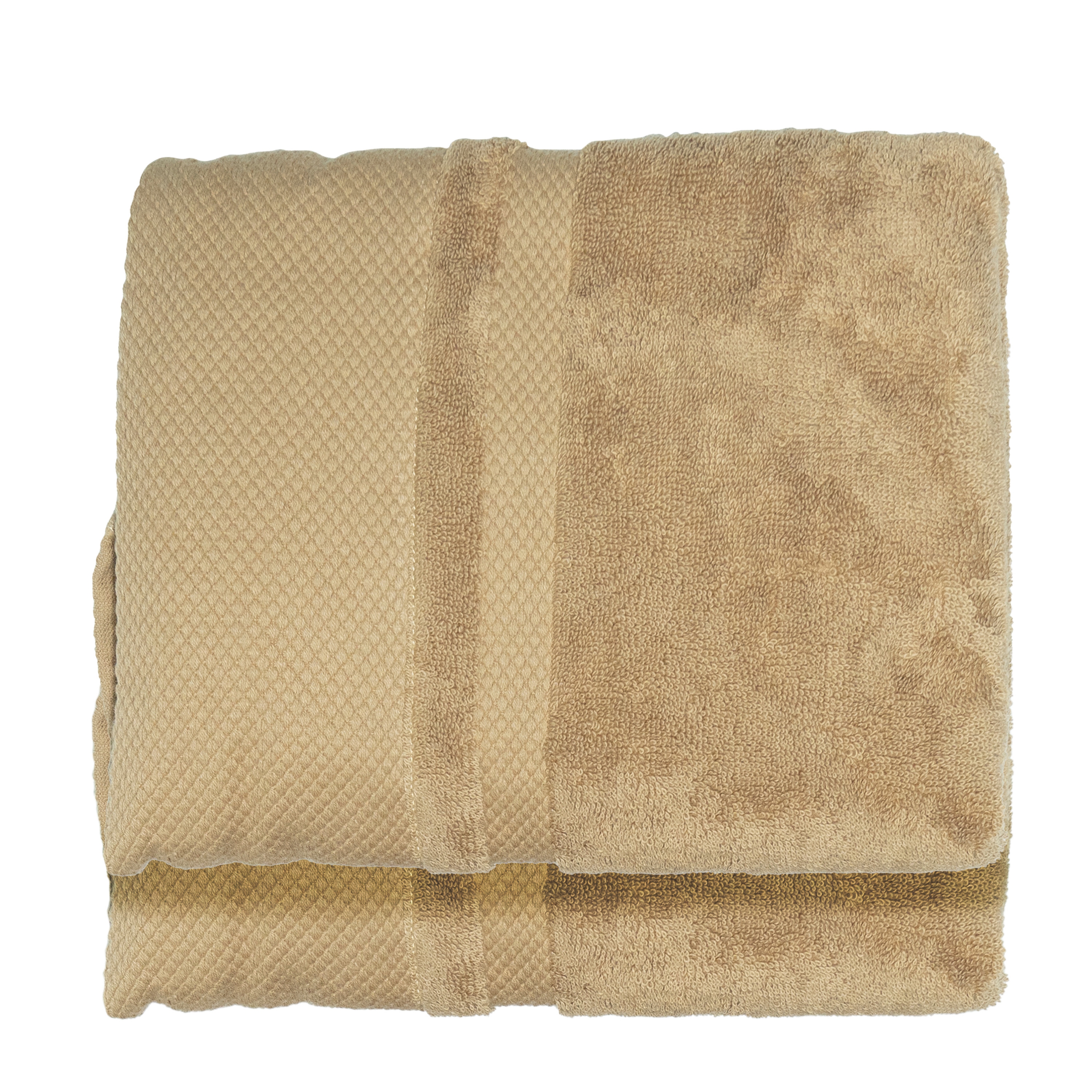Handtuch 50 x 100 cm 2er Set beige