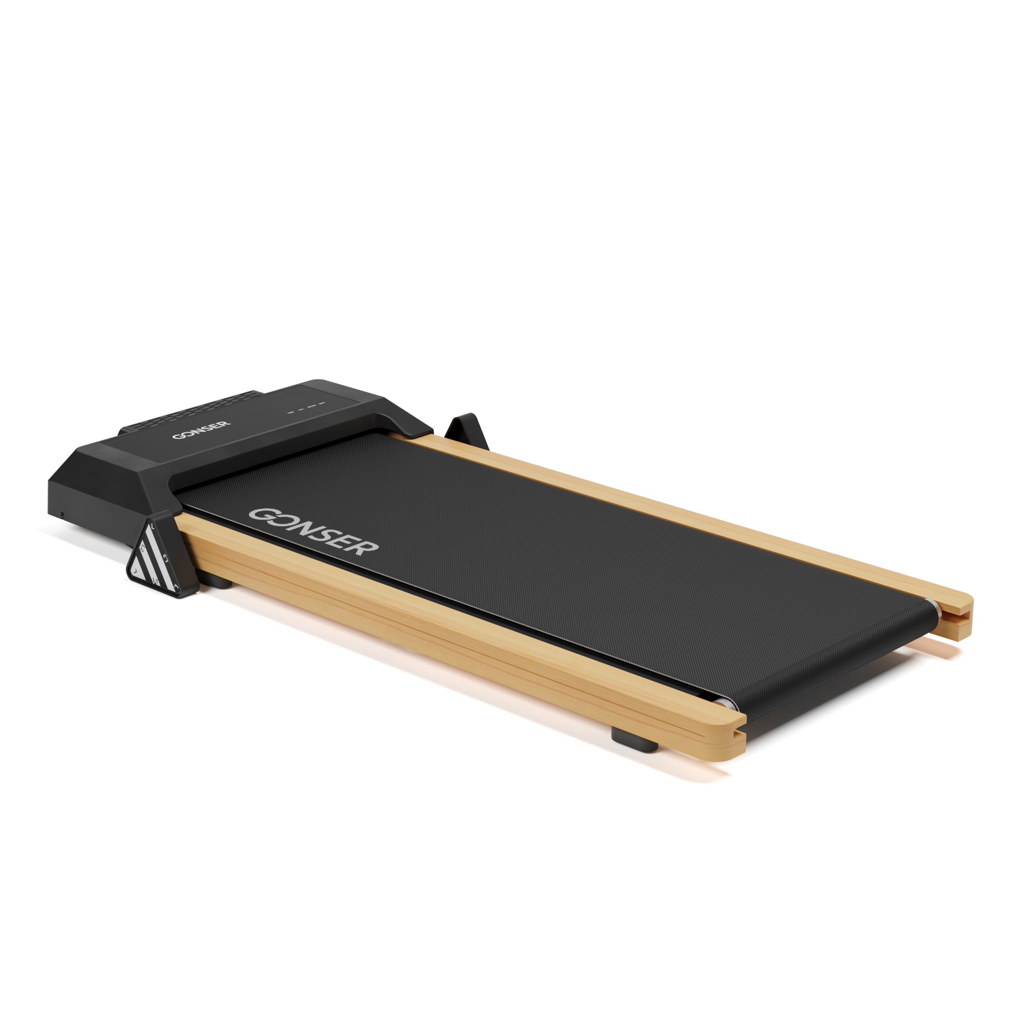 Laufband Walking Pad SUPREME mit Neigungsfunktion natur
