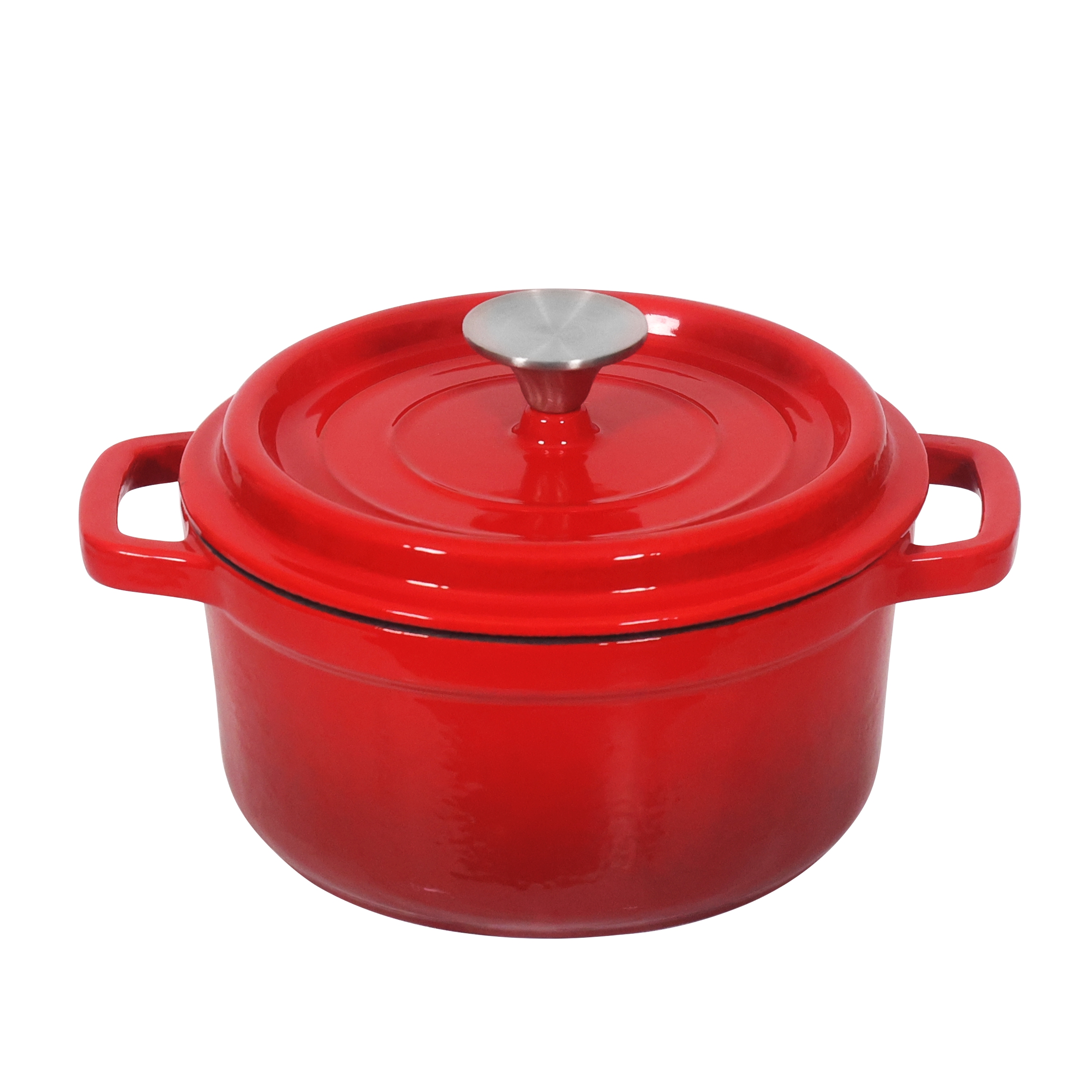 Gusseisentopf 2.3L rot