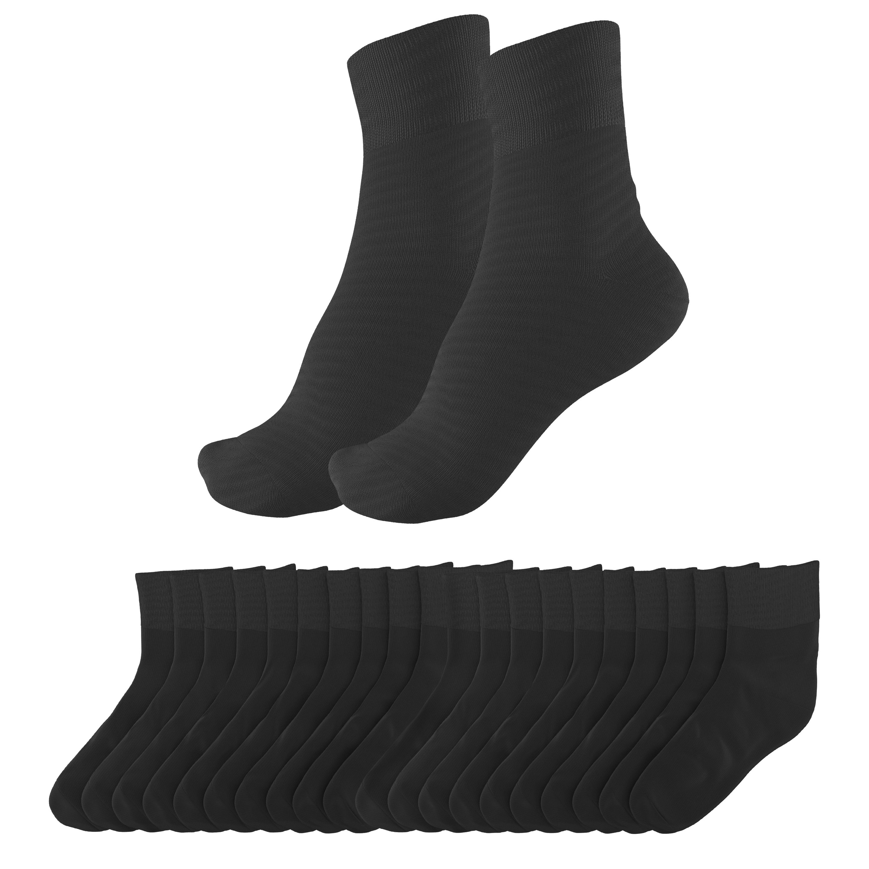 Socken Grösse 39 - 42 10er Set schwarz