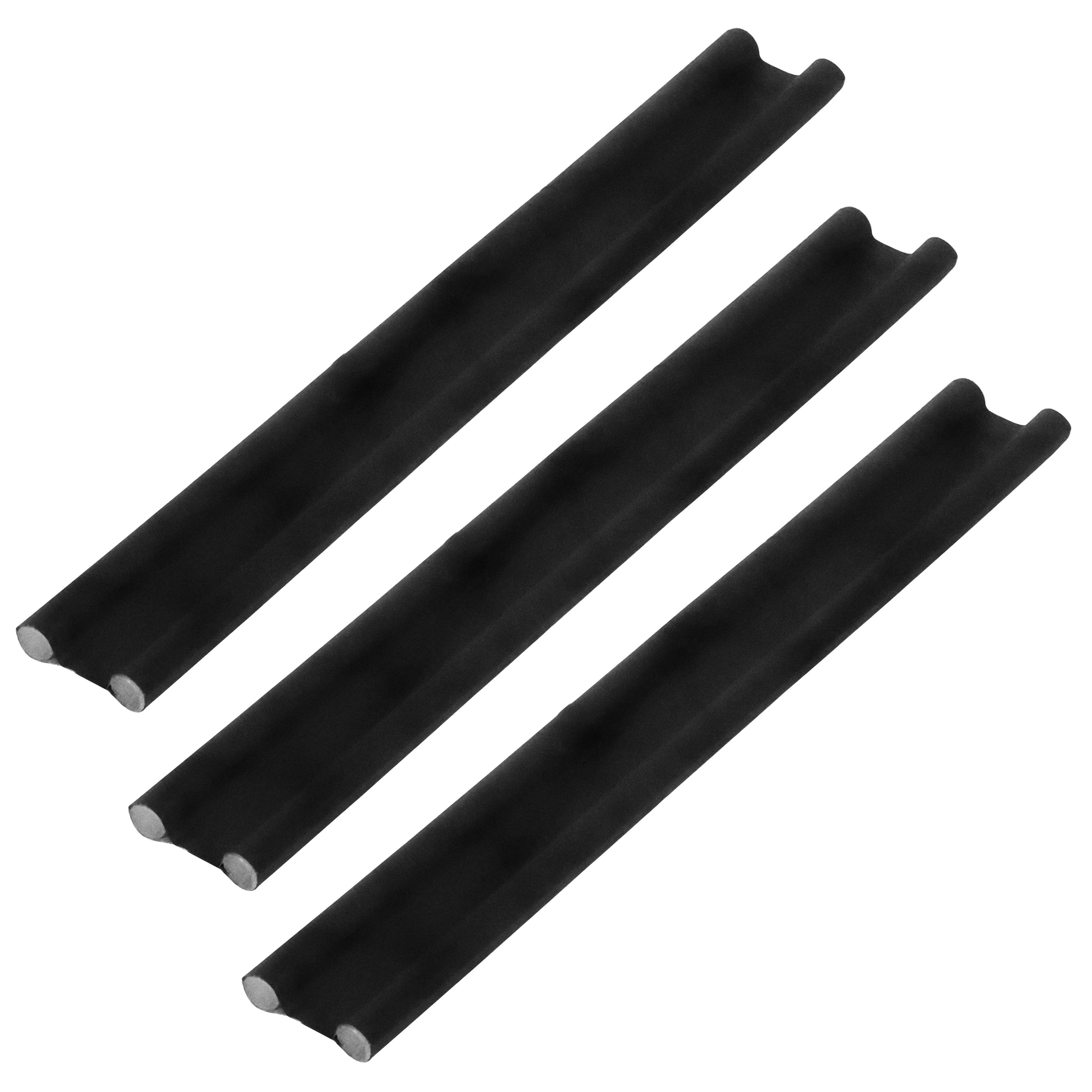Türbodendichtung 3er Set schwarz 96 cm