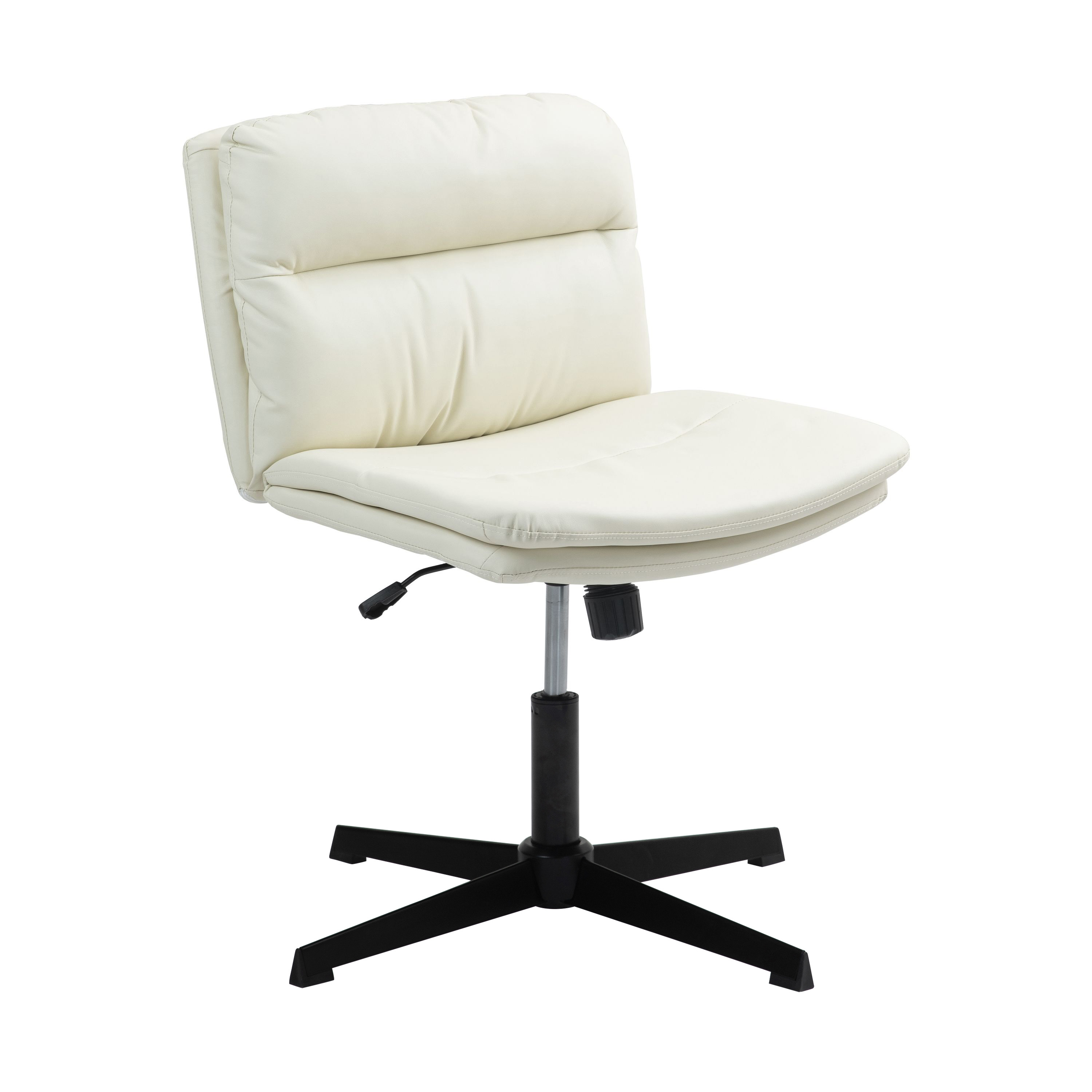 Bürostuhl Leder LYLES beige