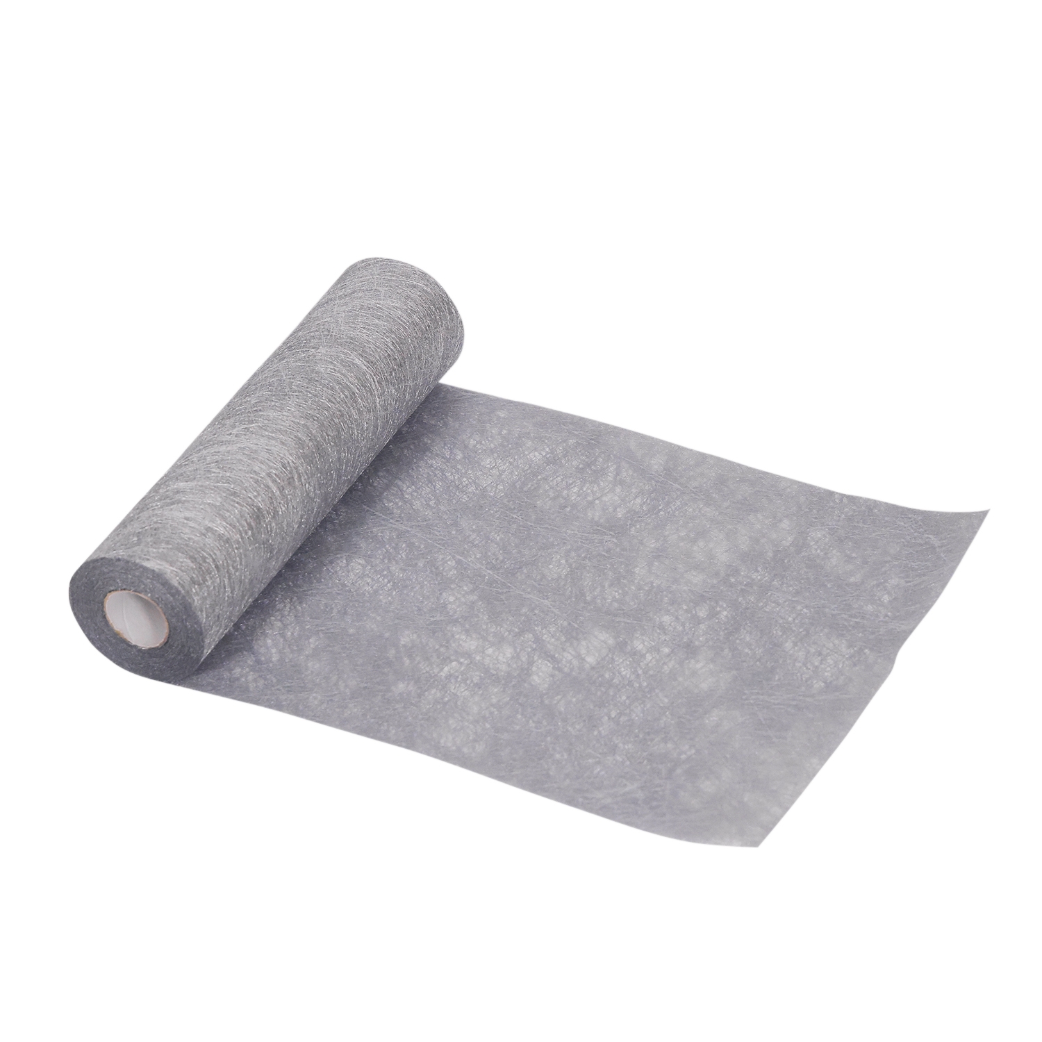 Tischläufer Vlies 23 cm x 25 m silber