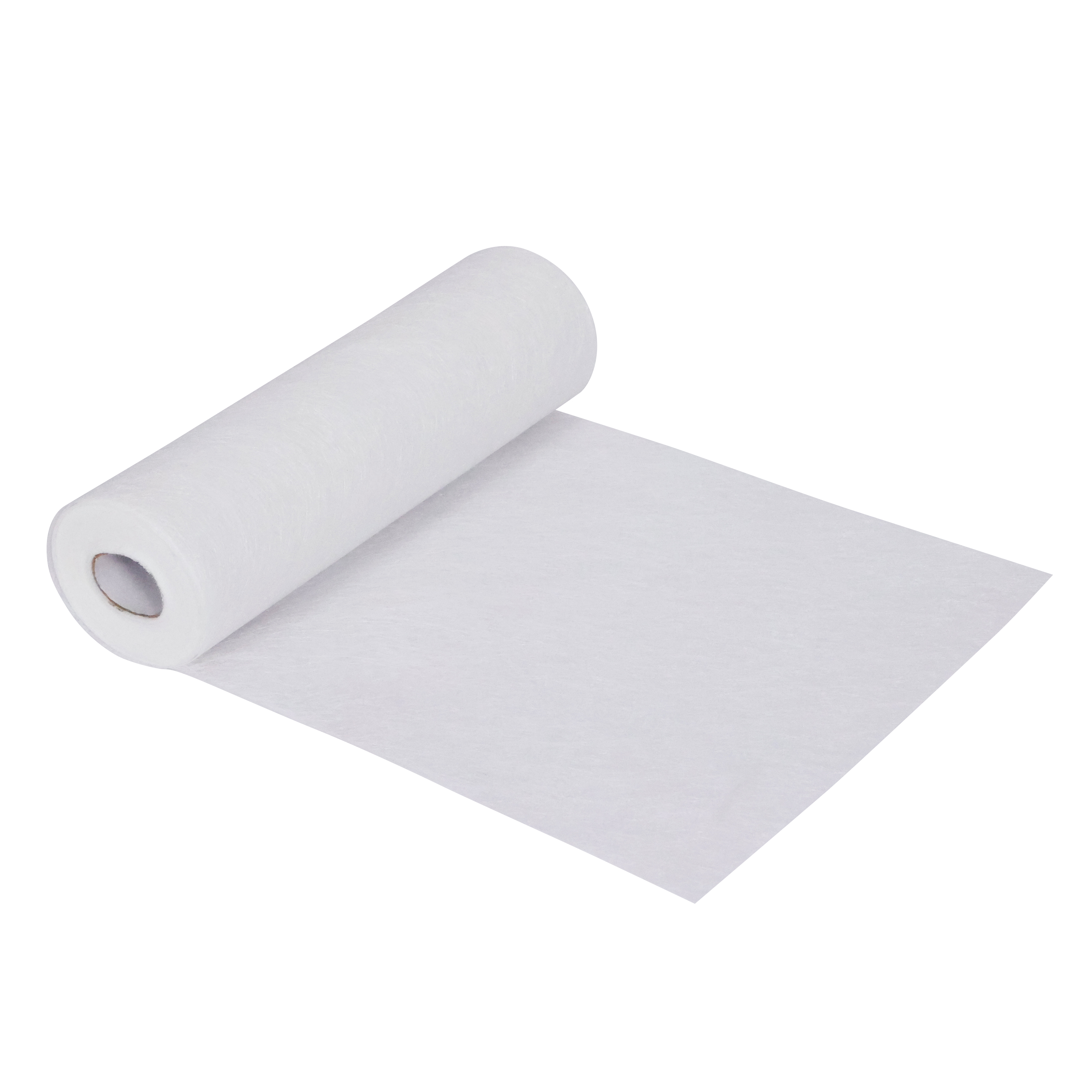 Tischläufer Vlies 23 cm x 25 m weiss