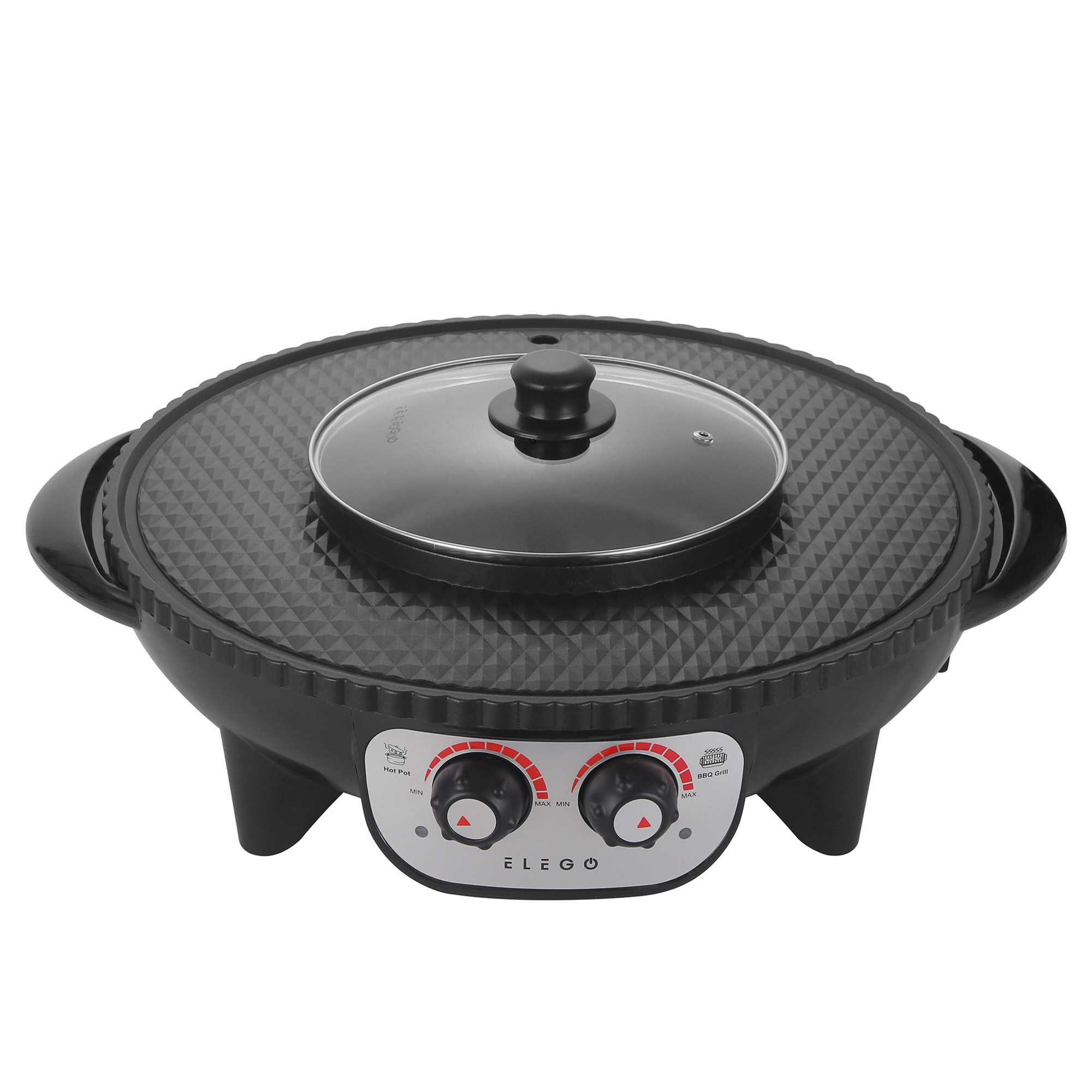 Hot Pot mit Grillplatte 2000W