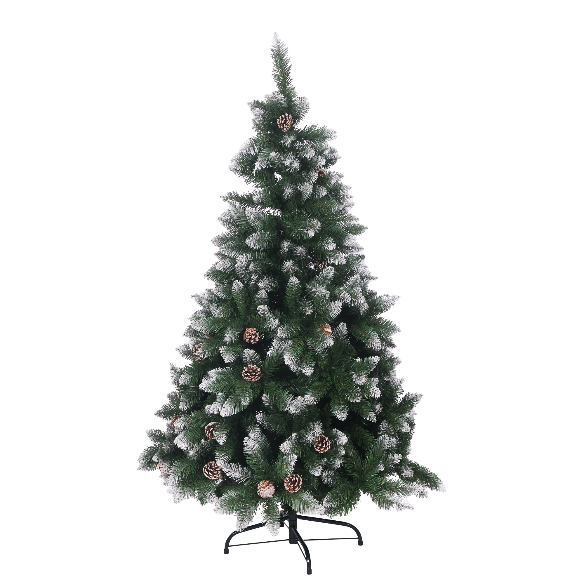 Künstlicher Weihnachtsbaum mit Schnee 150 cm