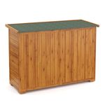 Gerätehaus aus Holz 128 x 50 x 88 cm Hinteransicht