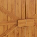Gerätehaus aus Holz 128 x 50 x 88 cm Nahaufnahme