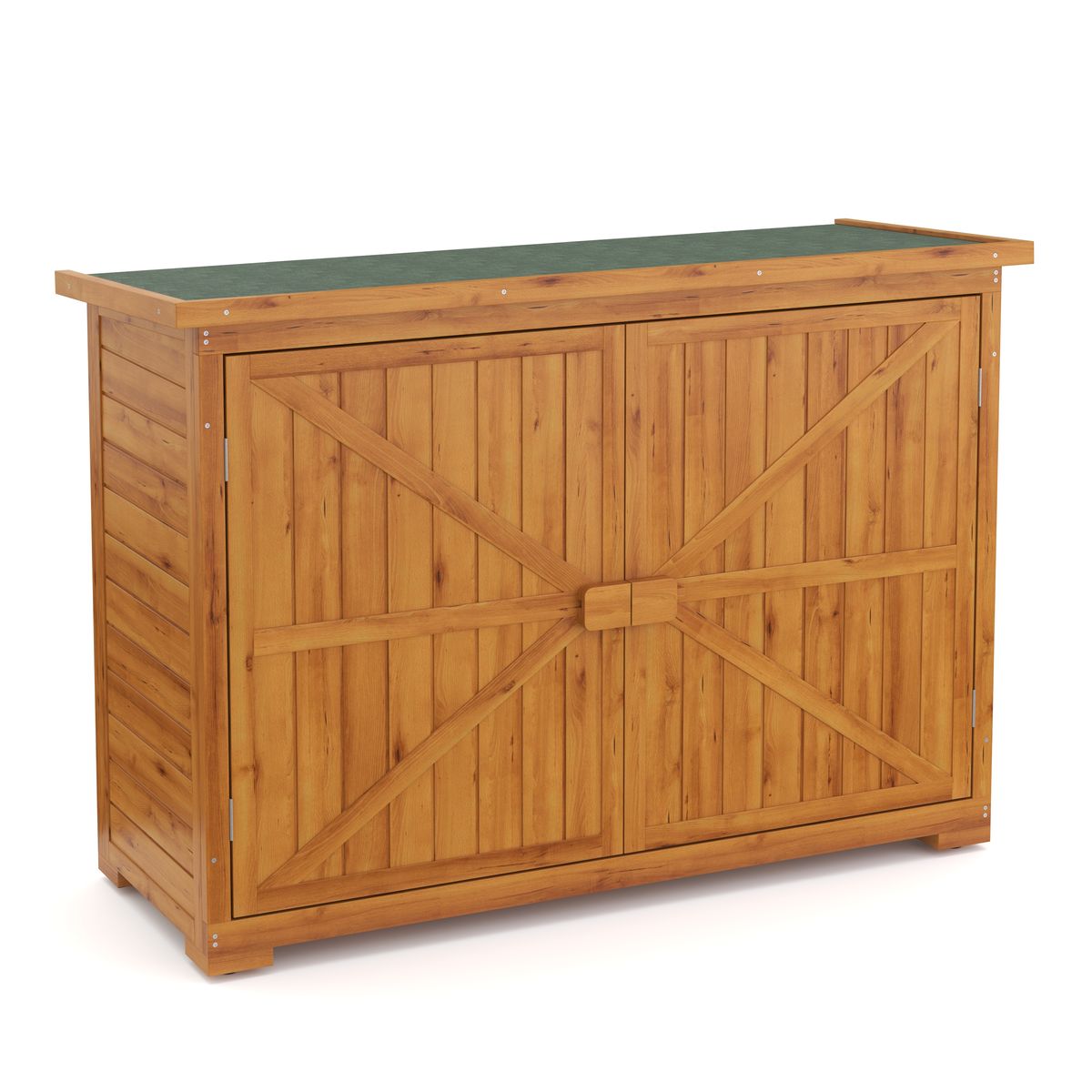 Gerätehaus aus Holz 128 x 50 x 88 cm Anzeigebild