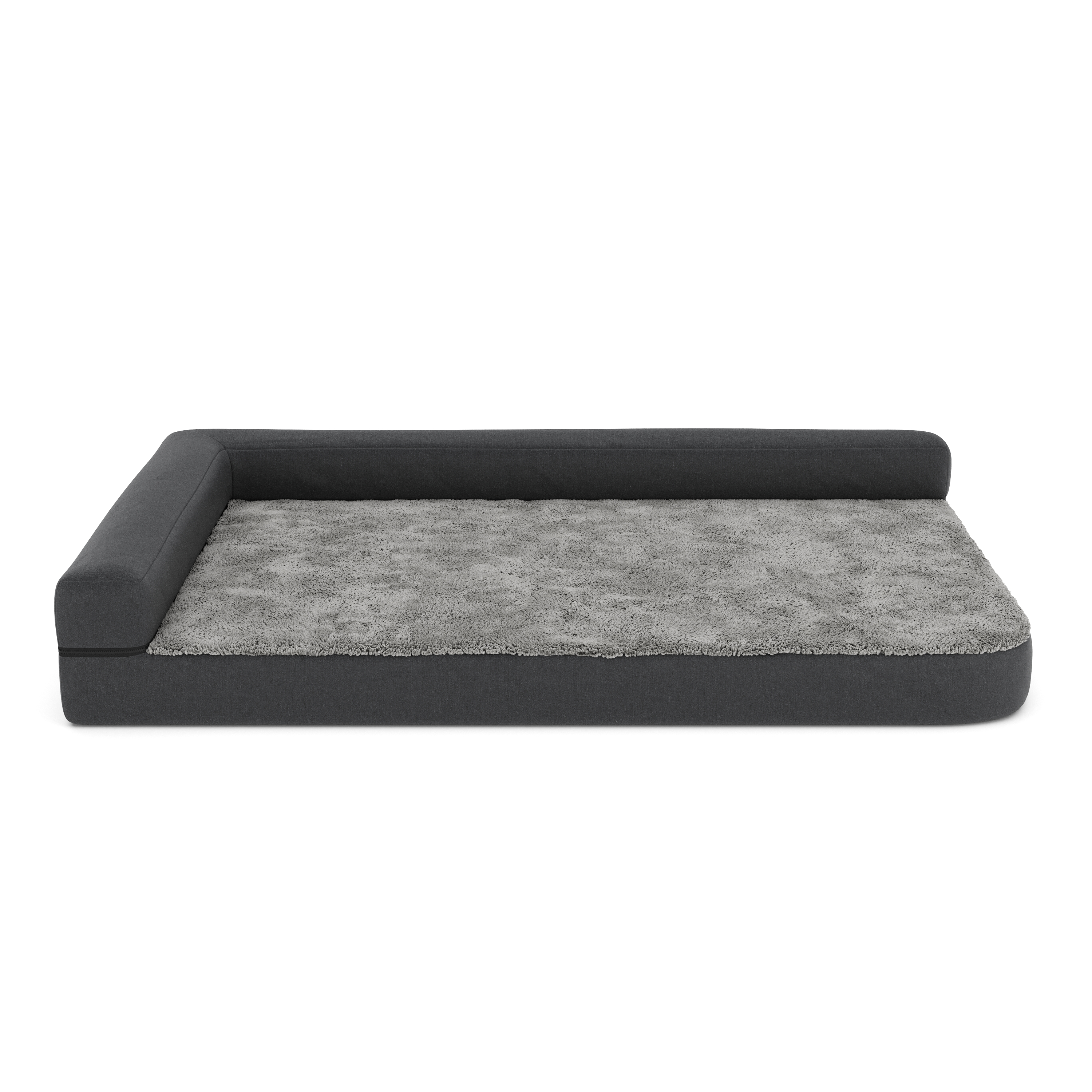 Hundebett orthopädisch WINSTON 120 x 80 cm grau