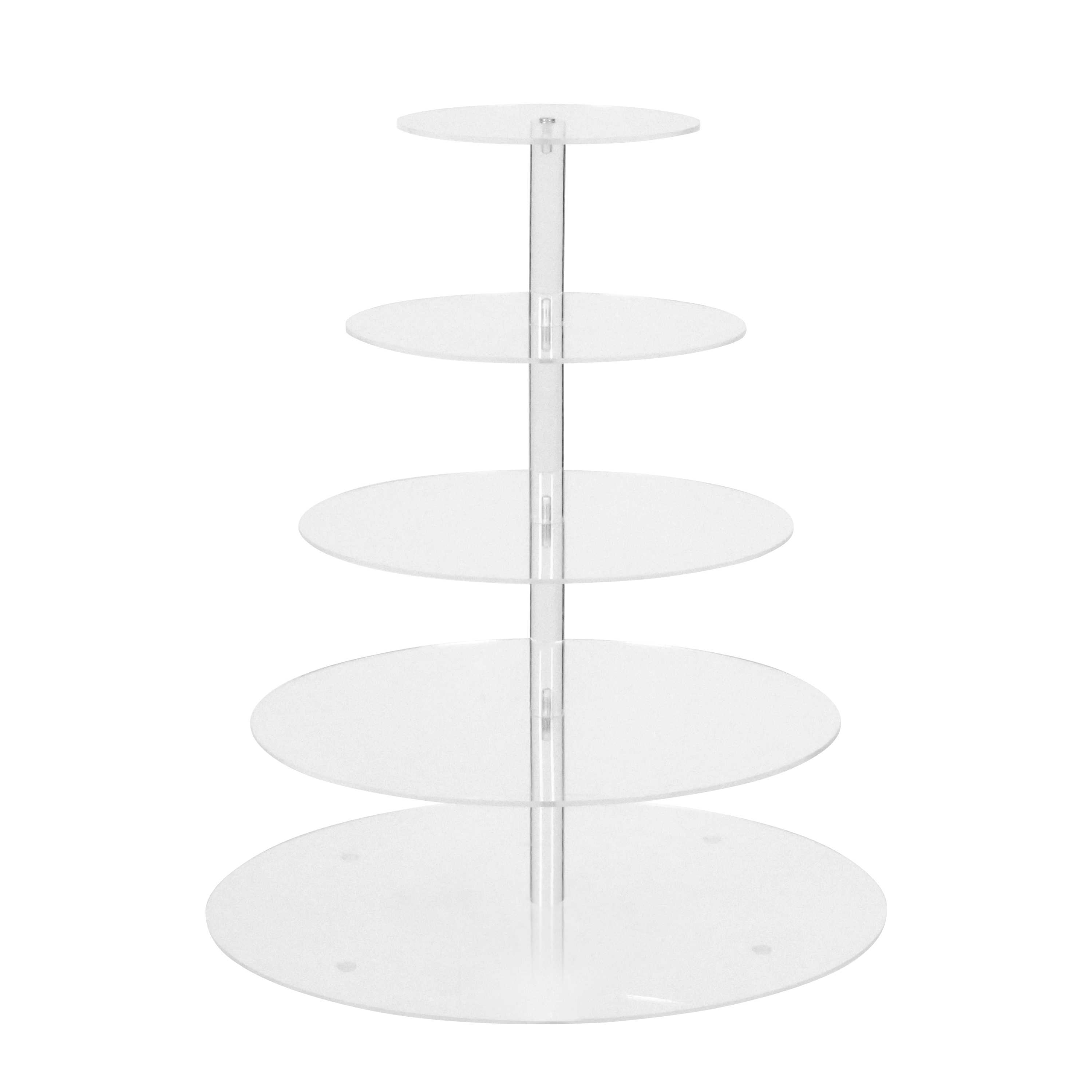 Etagere Acrylglas 5-stöckig