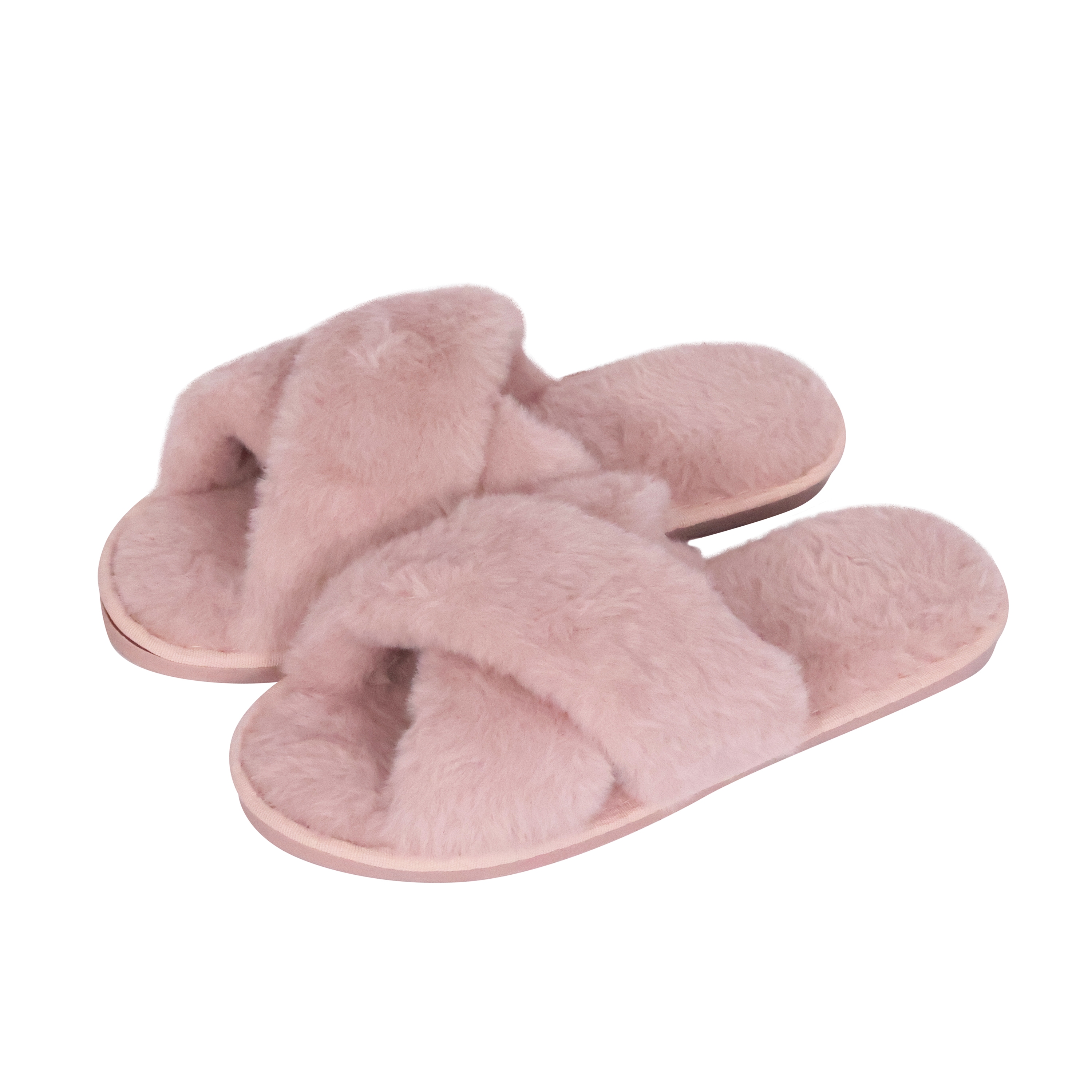 Hausschuhe aus Plüsch Grösse 38-39 rosa