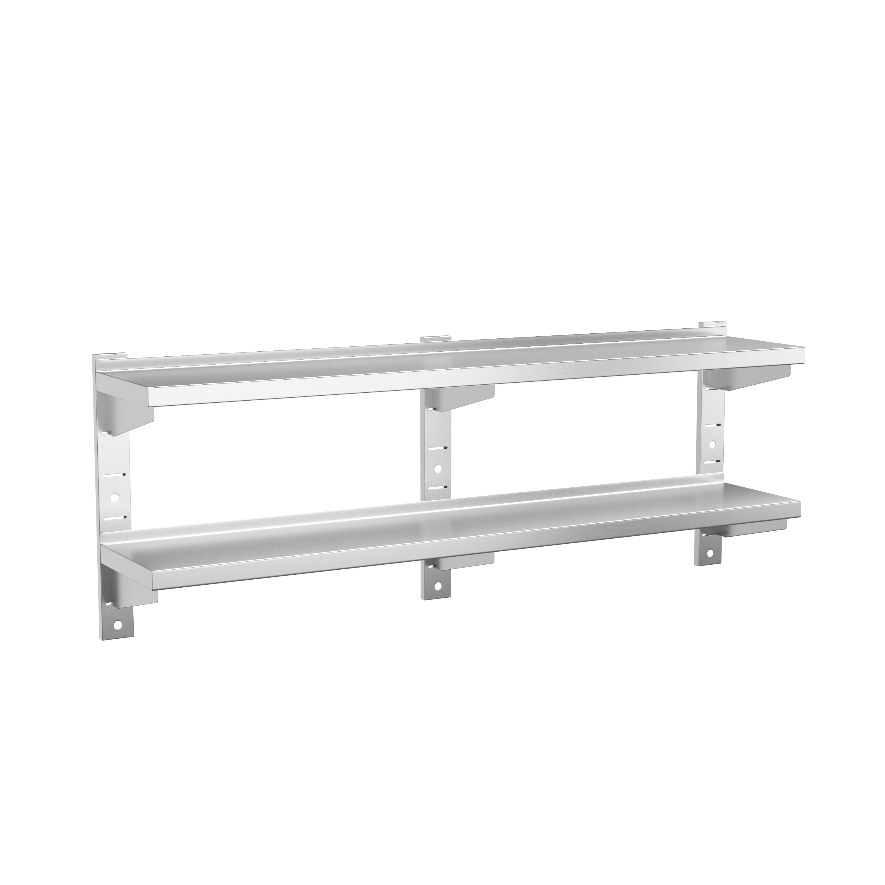 Wandregal Edelstahl Gastro WANJA 80 x 30 x 60 cm