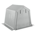 Zeltgarage 1.8 x 1.8 m grau schräge Ansicht