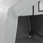 Zeltgarage 1.8 x 1.8 m grau Nahaufnahme Material