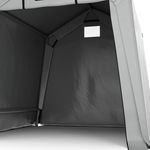 Zeltgarage 1.8 x 1.8 m grau Nahaufnahme Innenseite