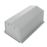 Zeltgarage Carport 6.2 x 3.3 m grau Vogelperspektive