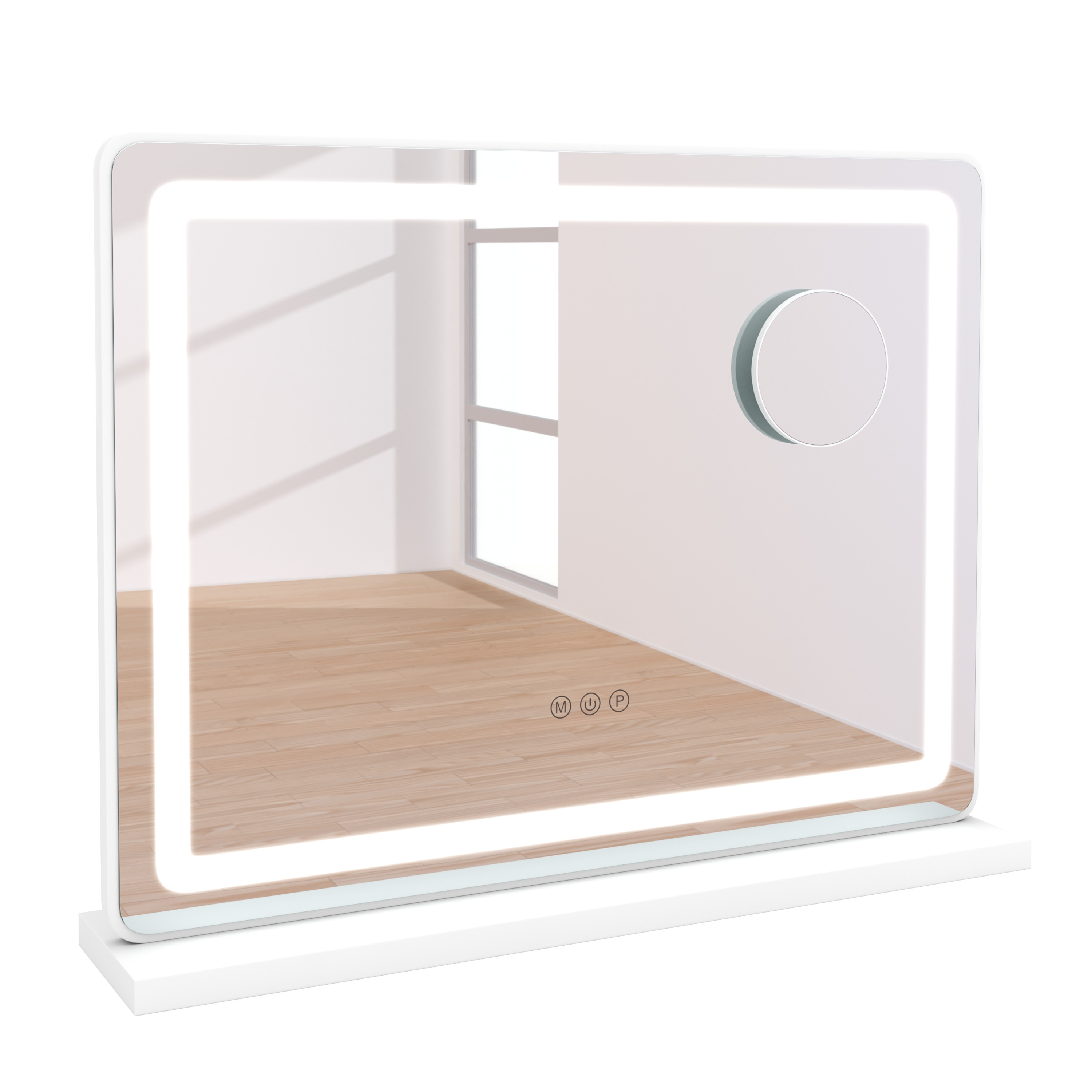 LED Spiegel SONJA 58 x 12 x 45 cm weiss