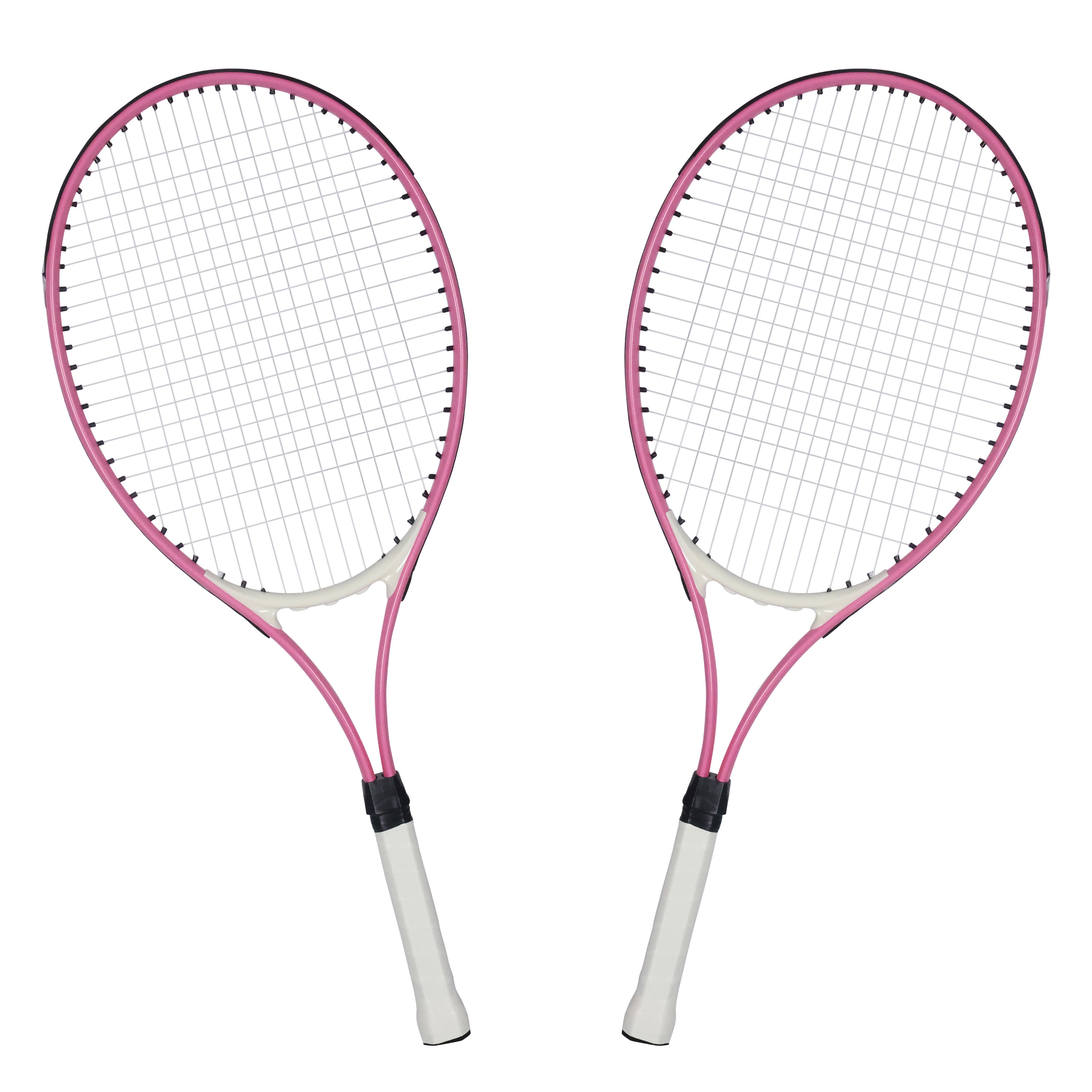 Tennisschläger 2er Set pink/weiss