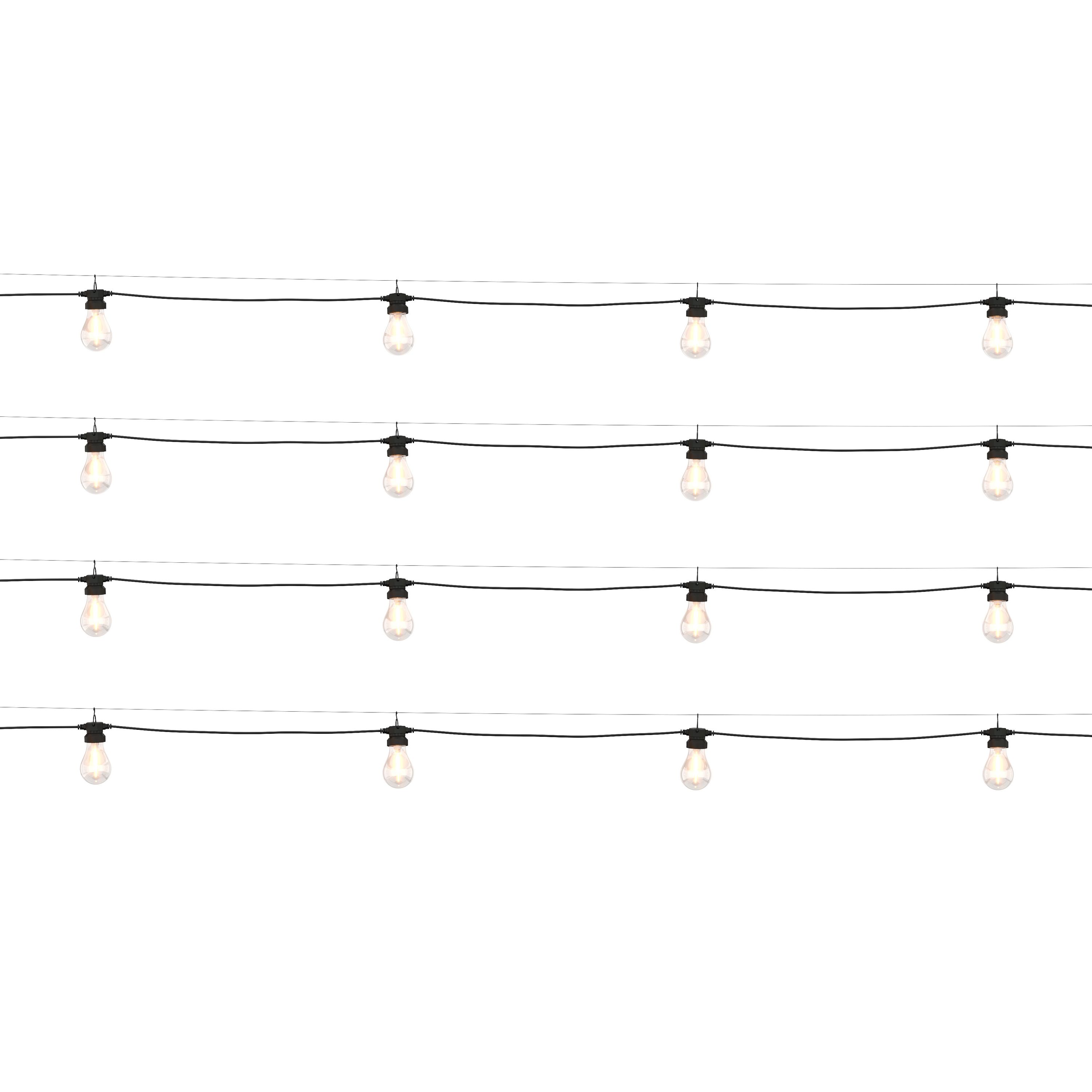 Image of LED Lichterkette Outdoor mit 16 Glühbirnen 8 m