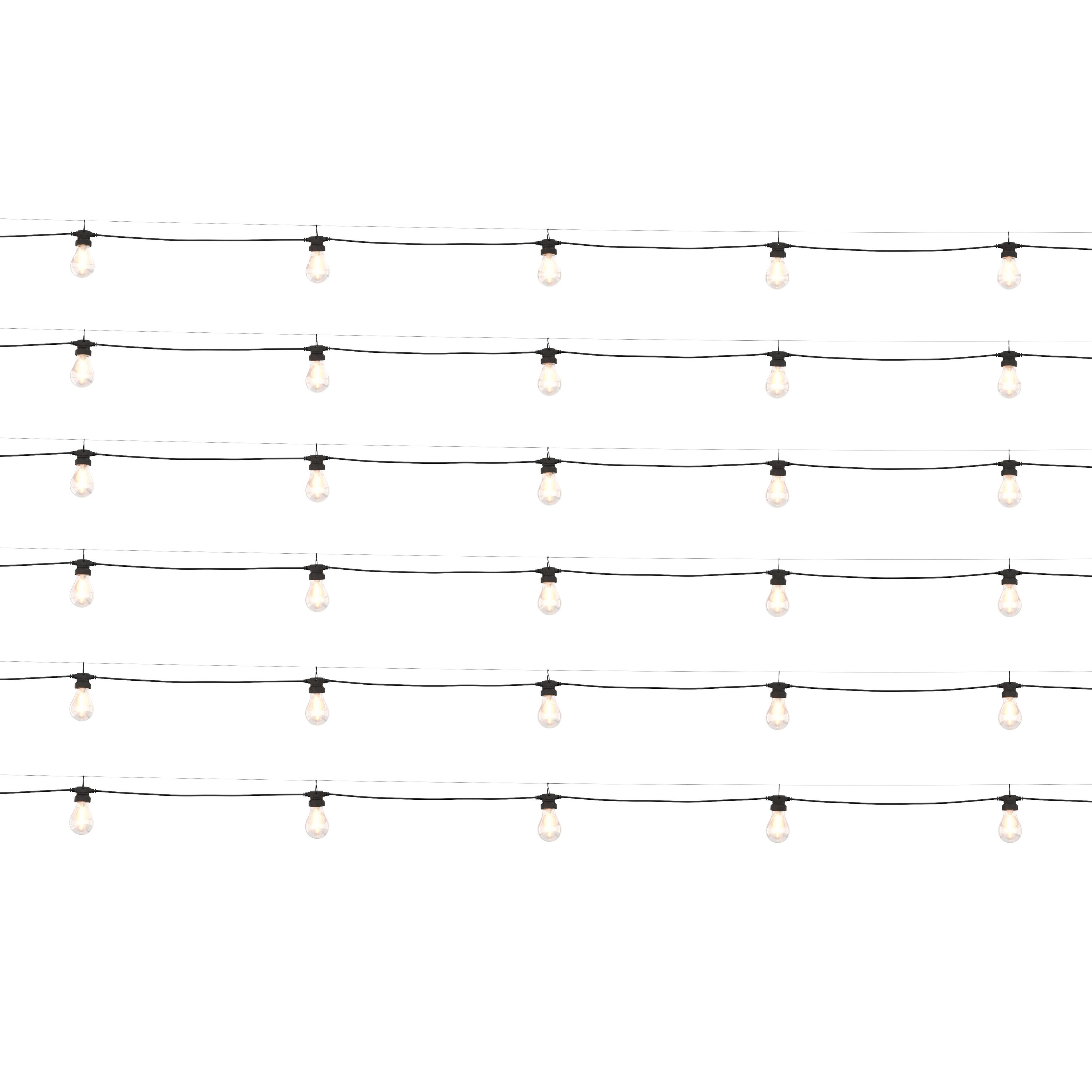 LED Lichterkette Outdoor mit 30 Glühbirnen 23 m