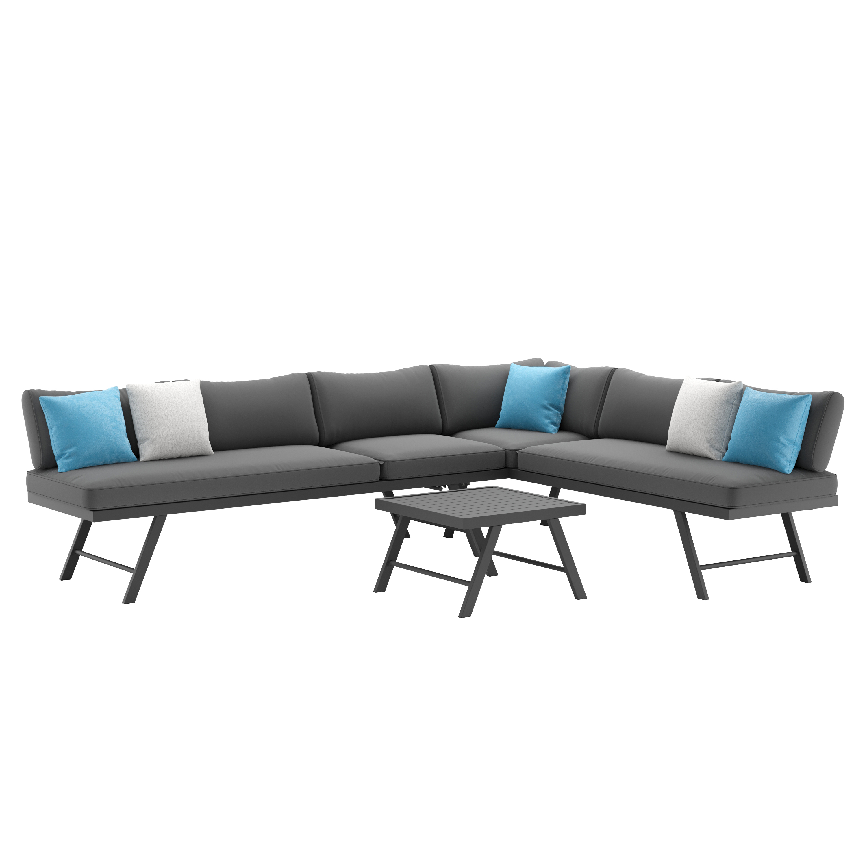Lounge CALVI multifunktional anthrazit