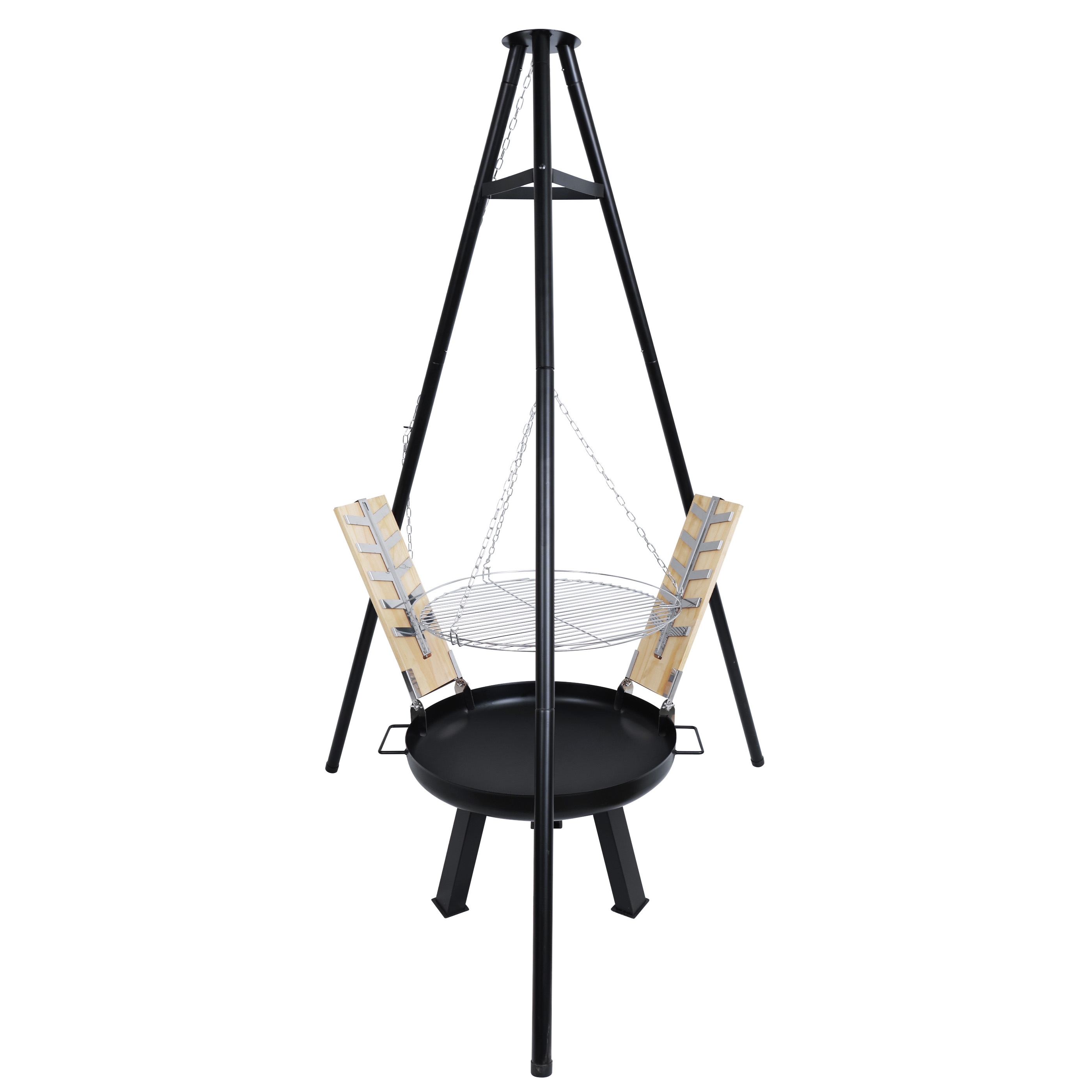 Dreibein 4-in-1 Grill mit Feuerschale