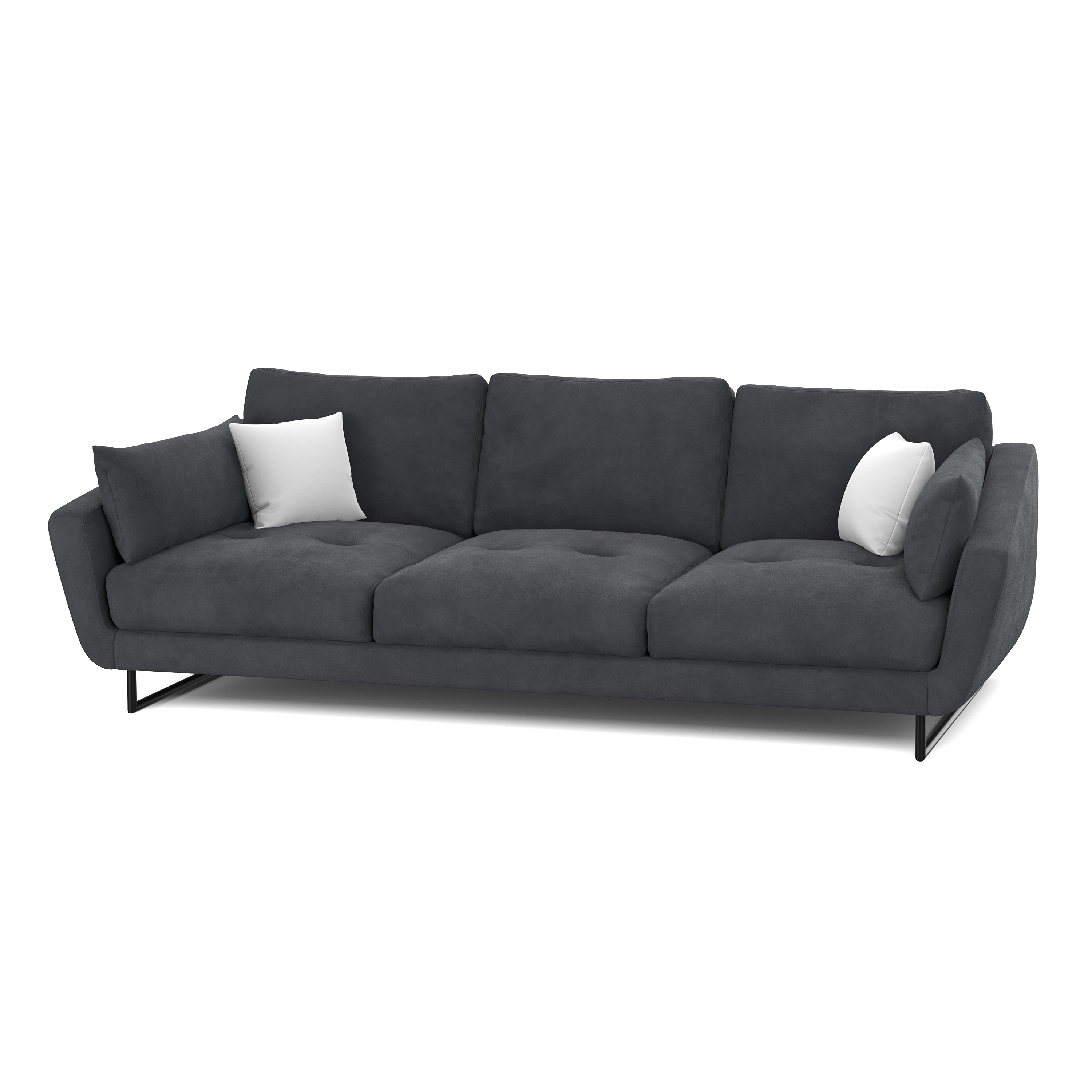 Sofa Samt DIYA anthrazit