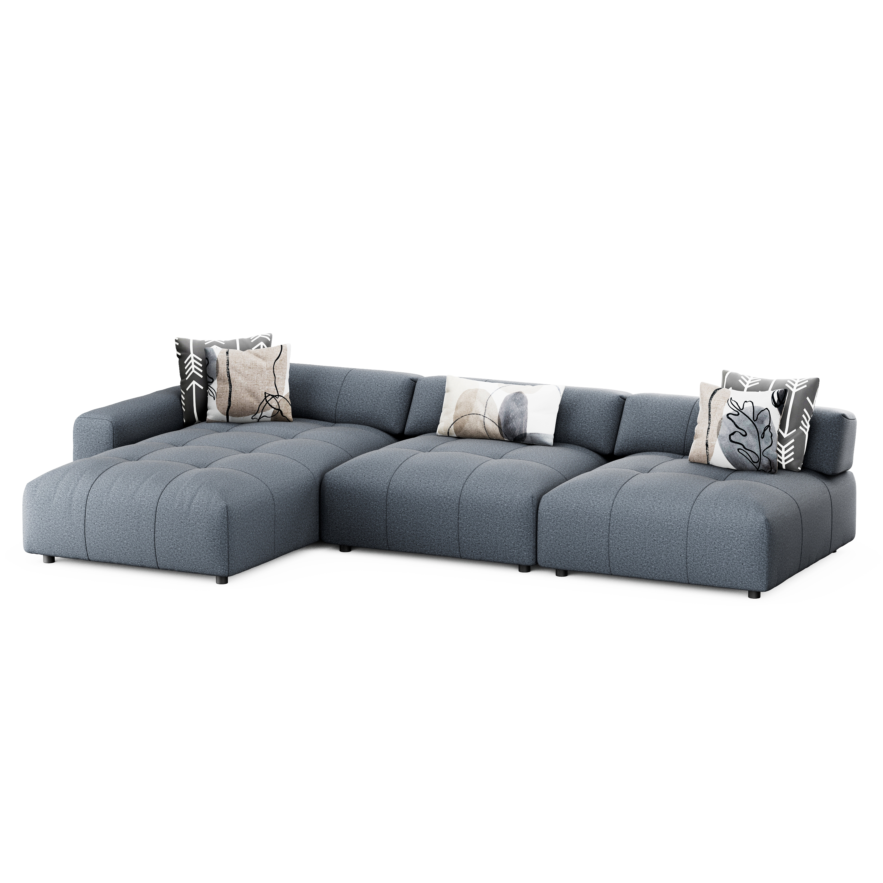 Ecksofa BONNIE links anthrazit