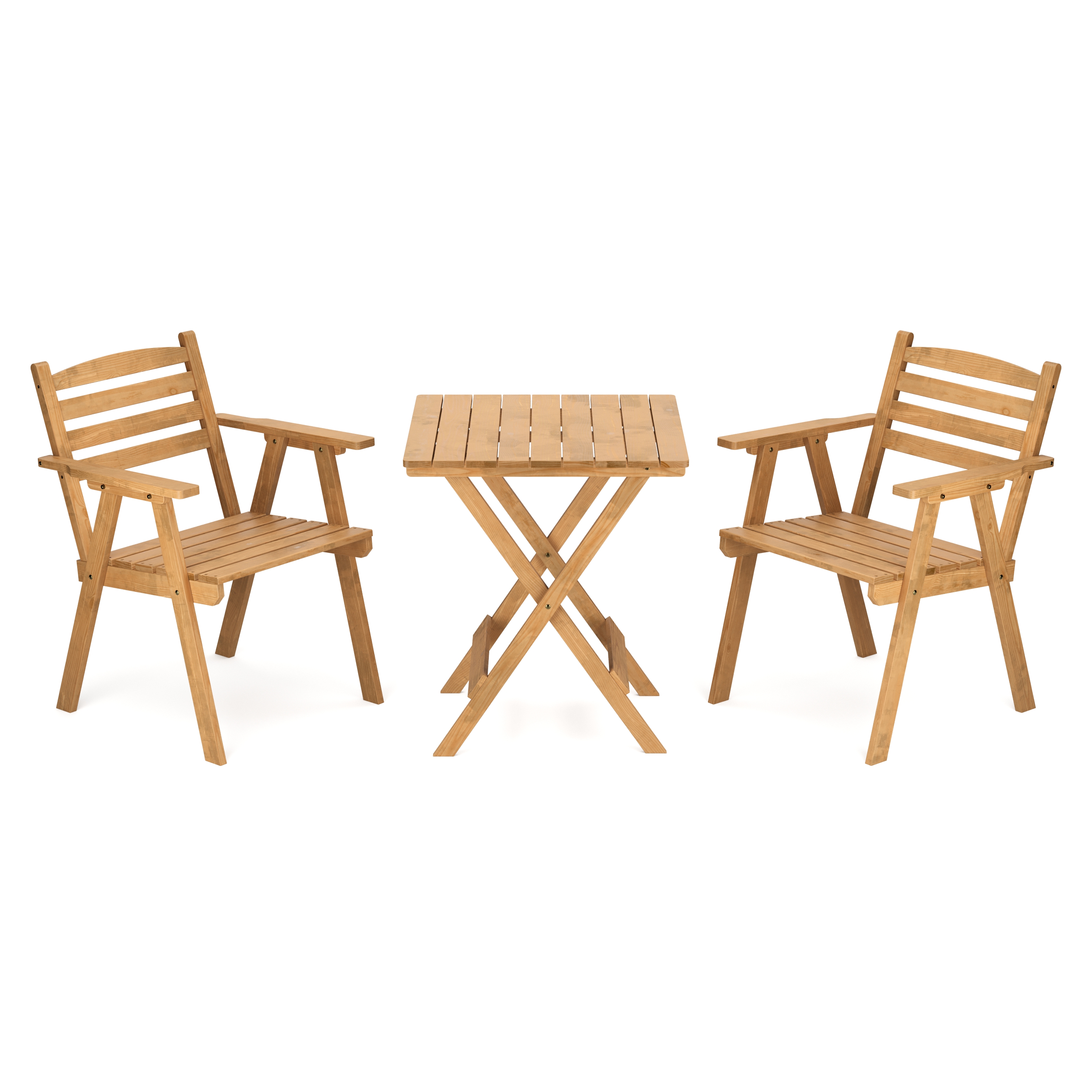 Bistroset Holz HUGO 3-teilig