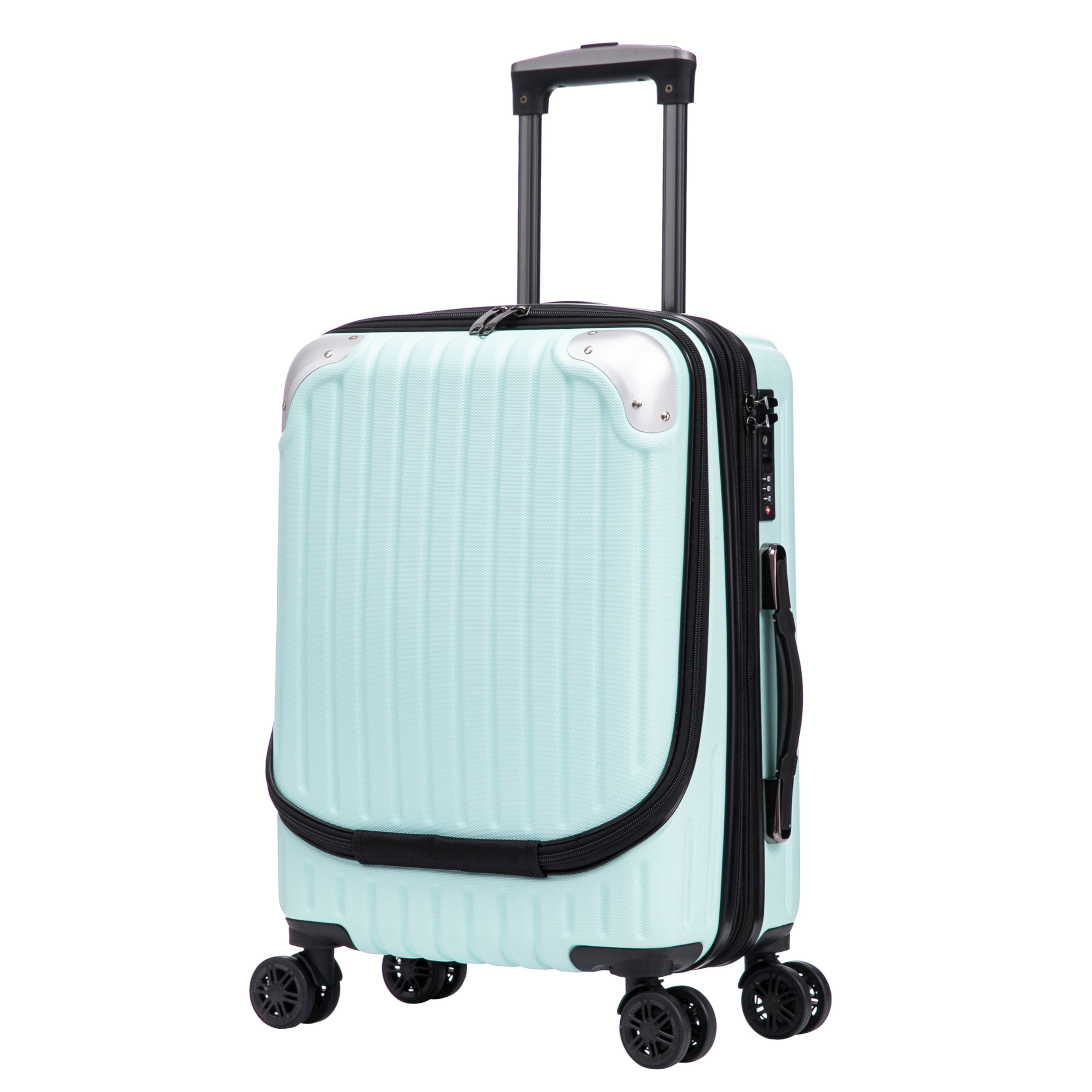 Reisekoffer Hartschalenkoffer mit Laptopfach LIMMA Grösse M mint