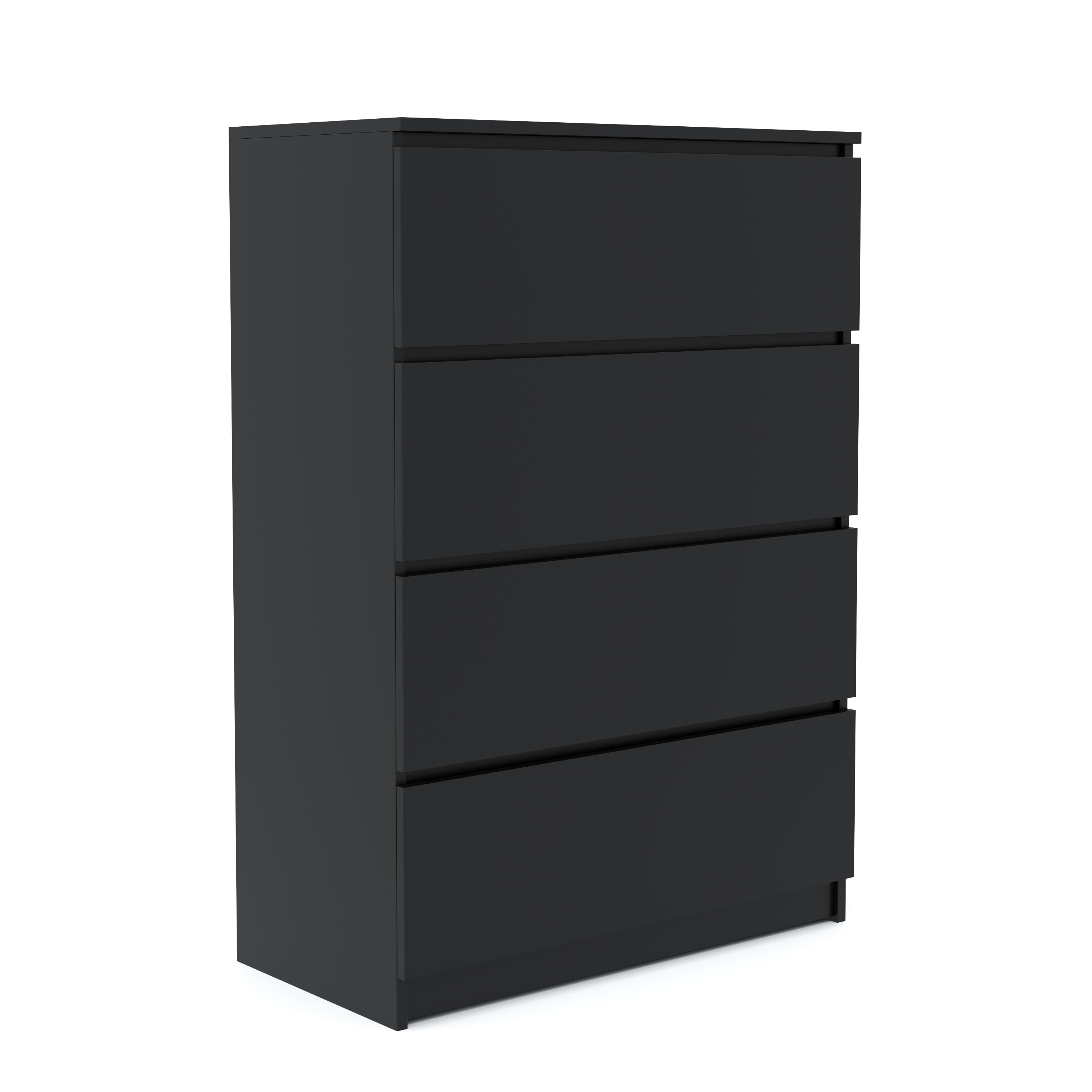 Kommode TALA 4 Schubladen 70 x 100 cm schwarz