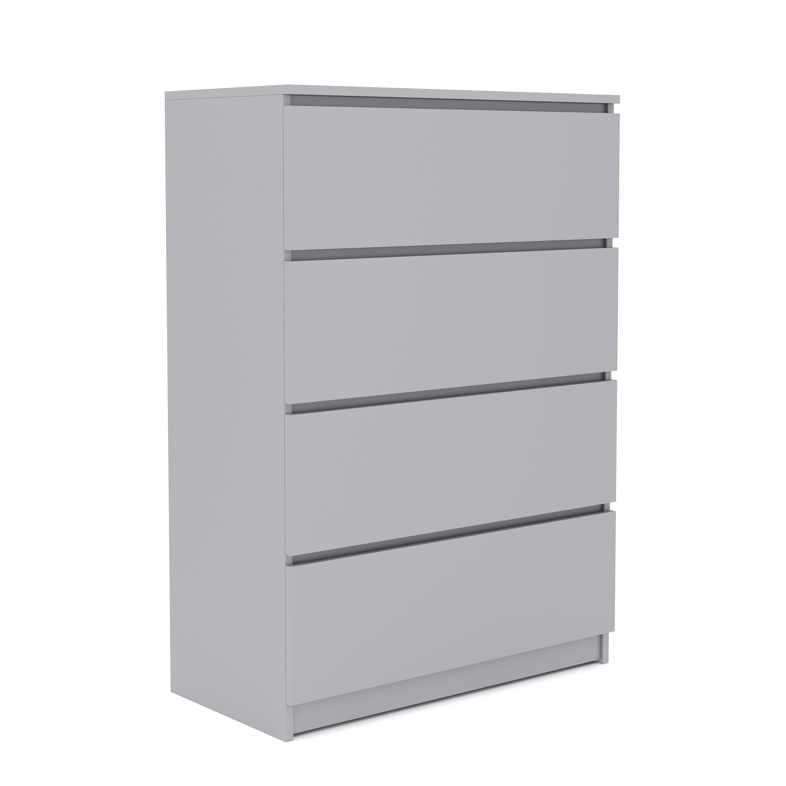 Kommode TALA 4 Schubladen 70 x 100 cm grau