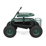 Rollsitz für Garten Seitenansicht
