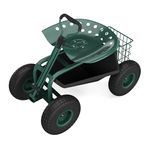 Rollsitz für Garten Vogelperspektive